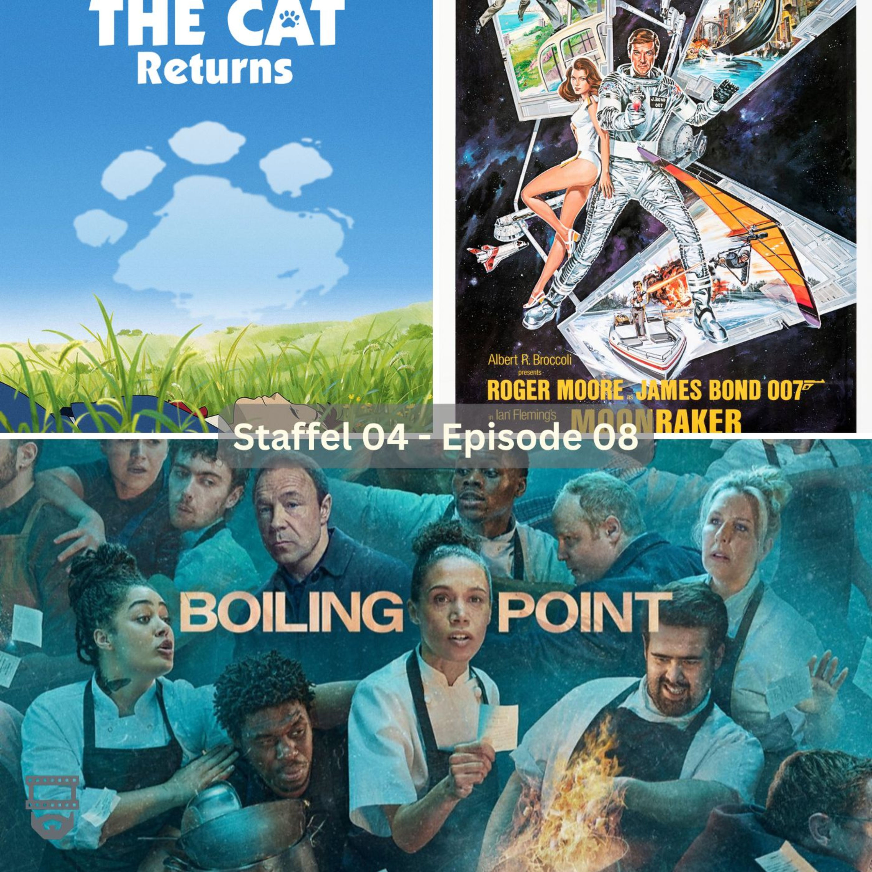 S04E08 - Das Königreich der Katzen, Yes, Chef!, Moonraker - Streng geheim