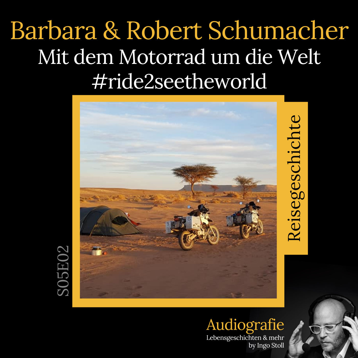 S05E02: ride2seetheworld - Barbara und Robert Schumacher, mit dem Motorrad um die Welt