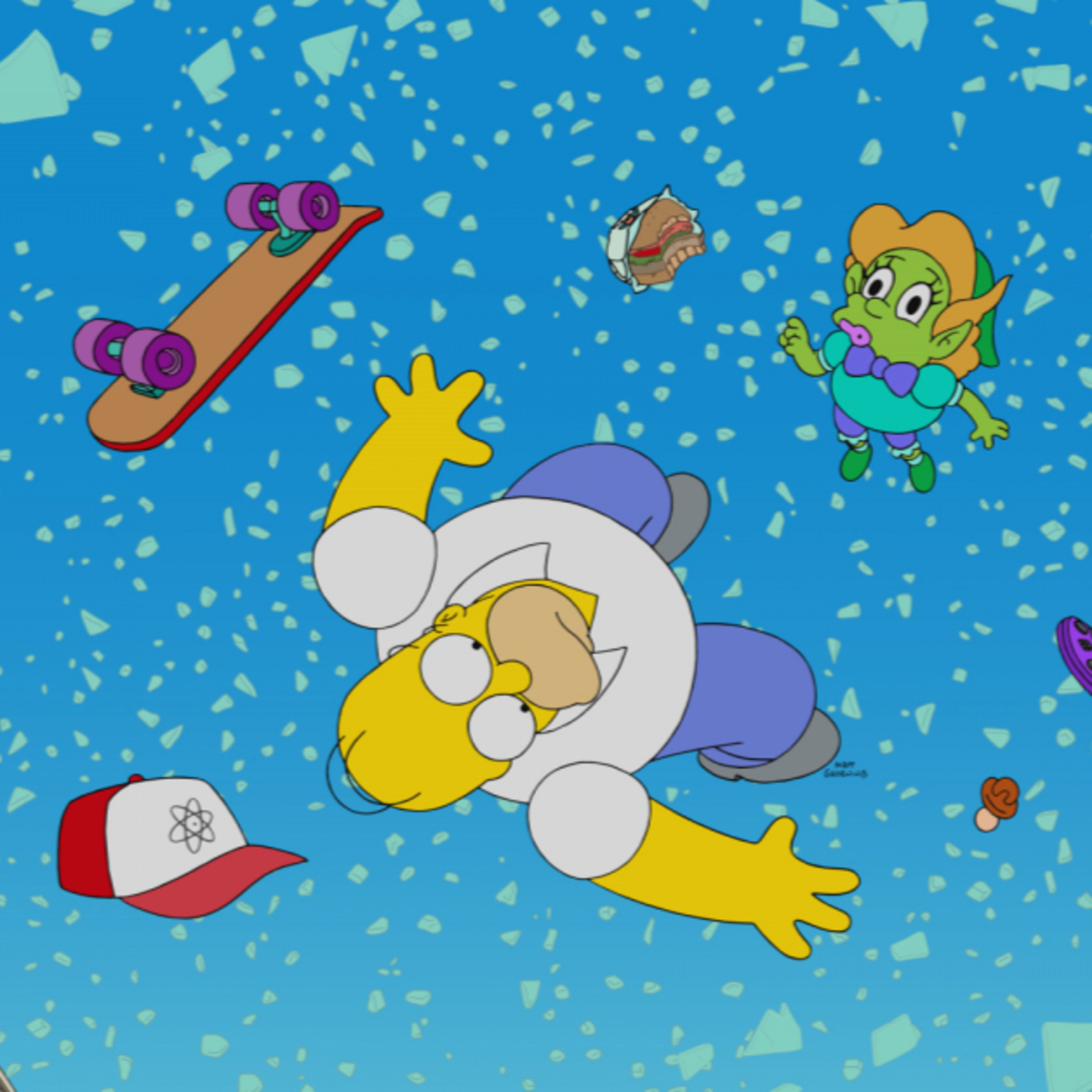 S34E22 - Homers unglaubliche Reise durch die Windschutzscheibe