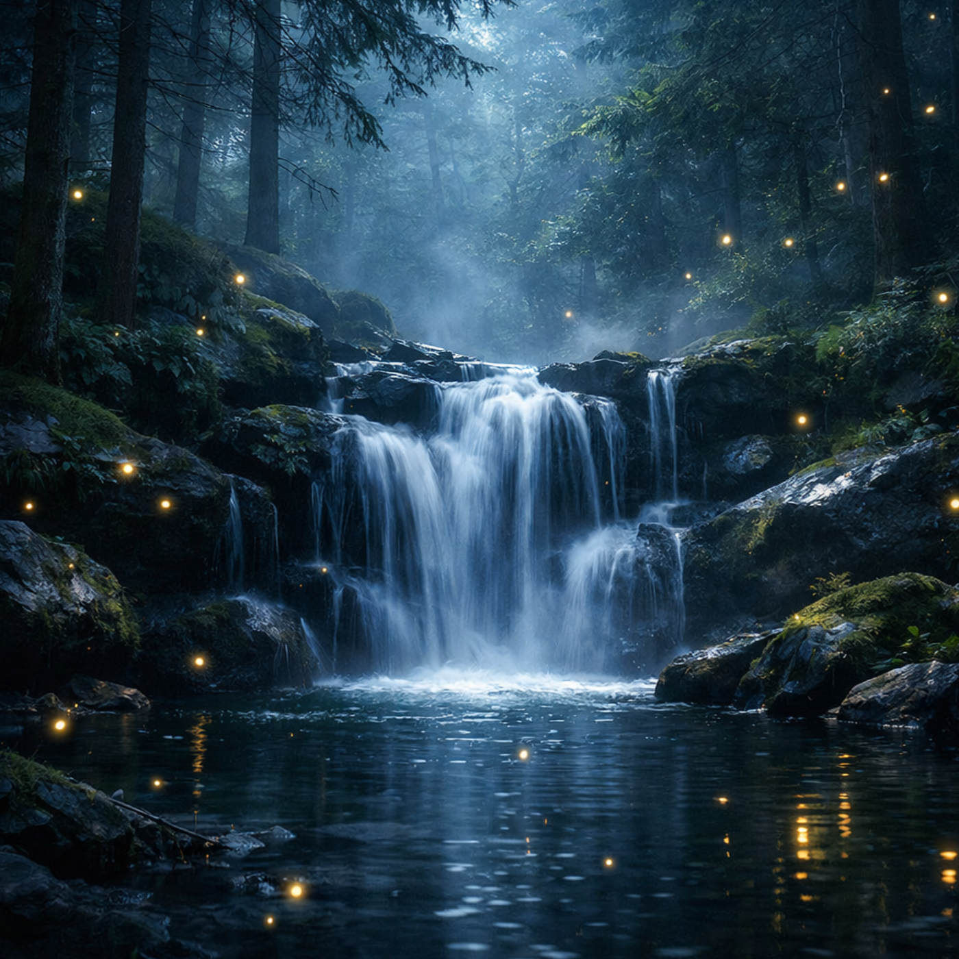 (ohne Musik) Sa, 14.03. Entspannt einschlafen - Am alten Wasserfall