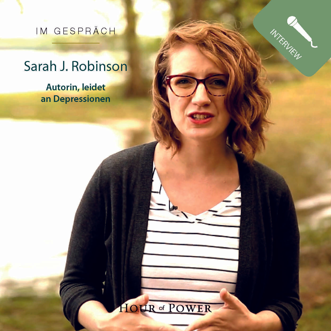 Sarah J. Robinson (Autorin, leidet an Depressionen) im Gespräch mit Bobby Schuller