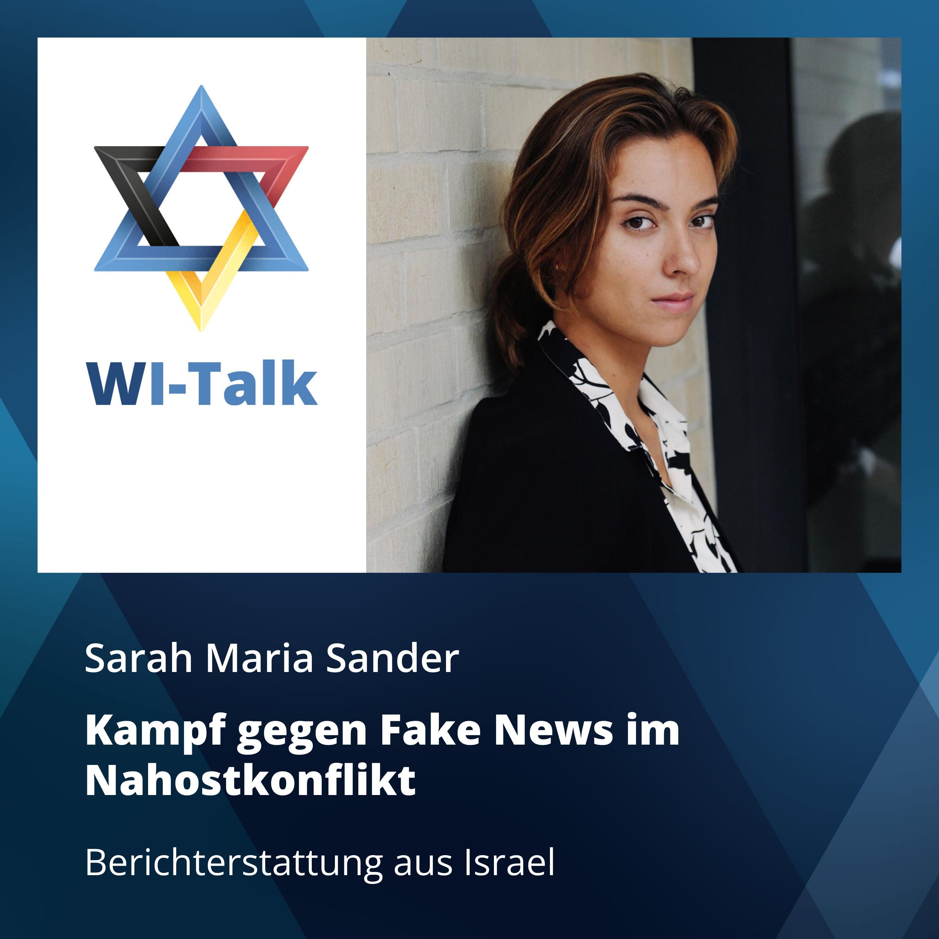 Sarah Maria Sander: Kampf gegen Fake News im Nahostkonflikt