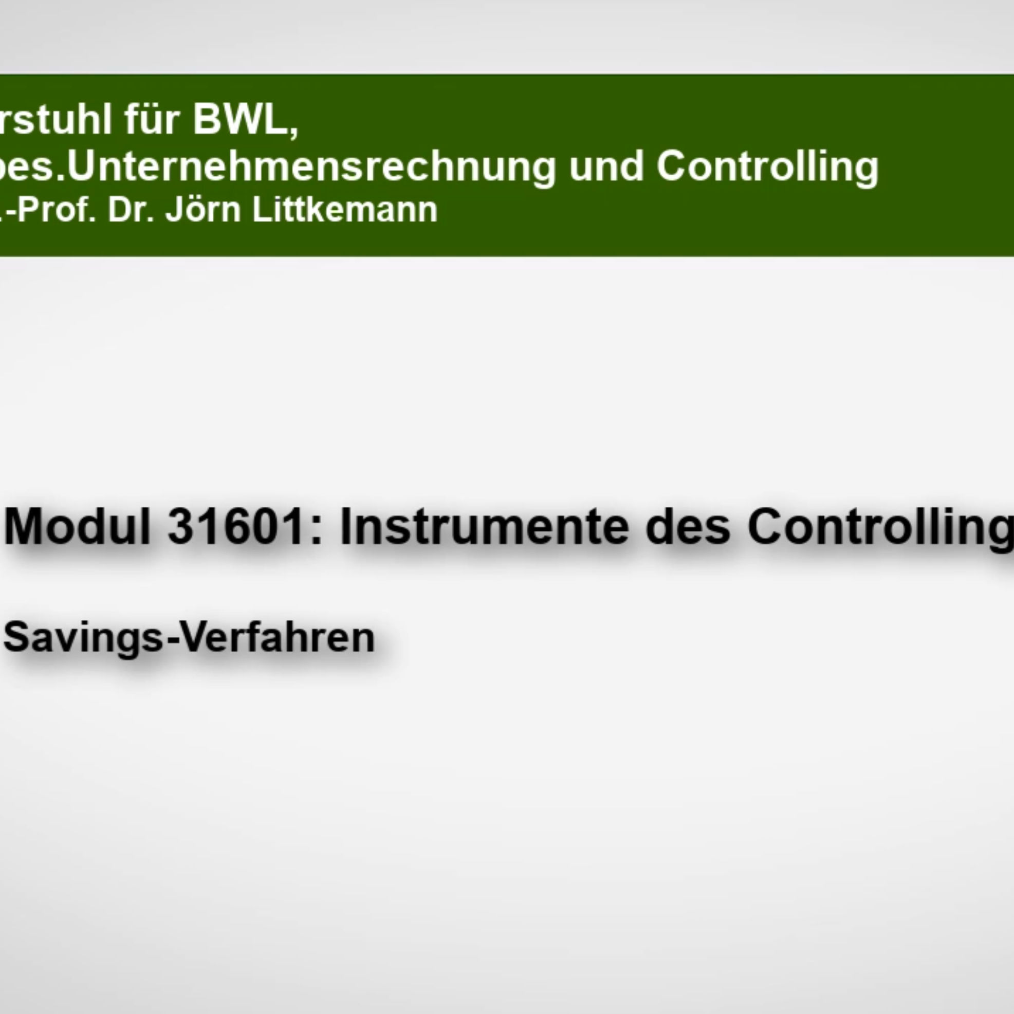 Savings-Verfahren: Tourenplanung