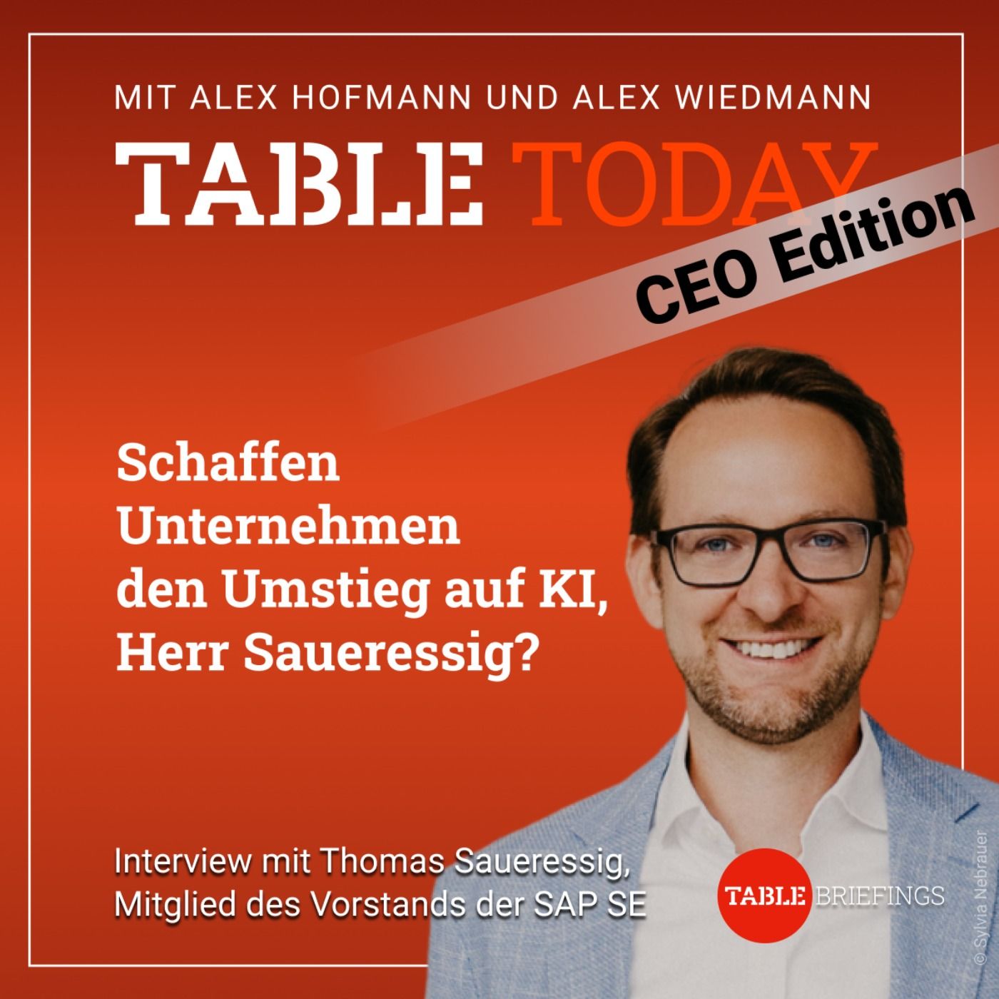 Schaffen Unternehmen den Umstieg auf KI, Herr Saueressig?