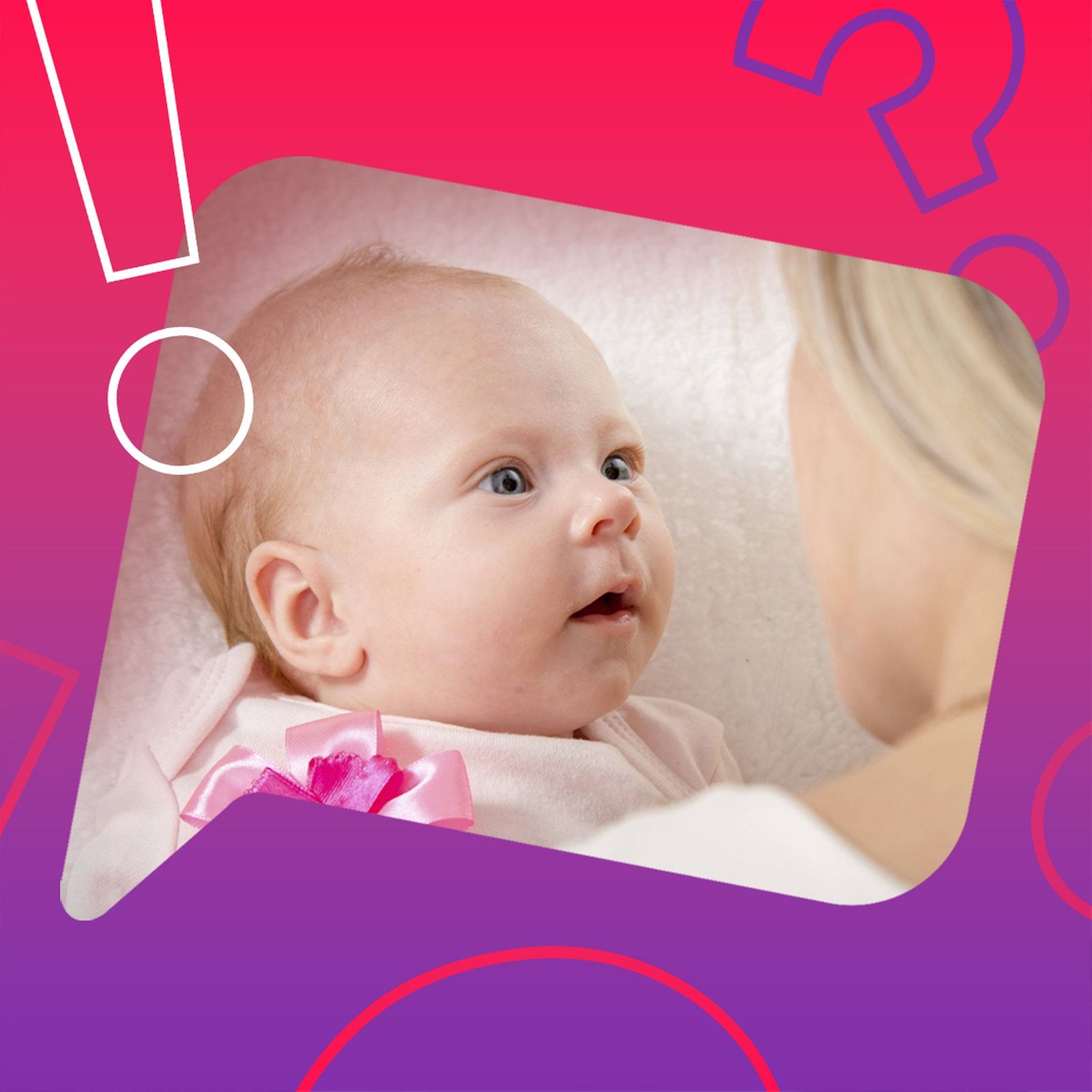 Schauen Babys schöne Menschen länger an?