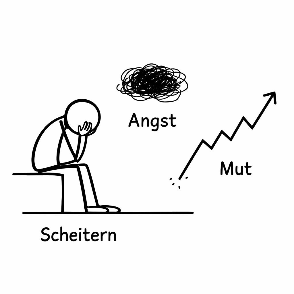 Scheitern, Angst & der Mut, trotzdem sitzen zu bleiben