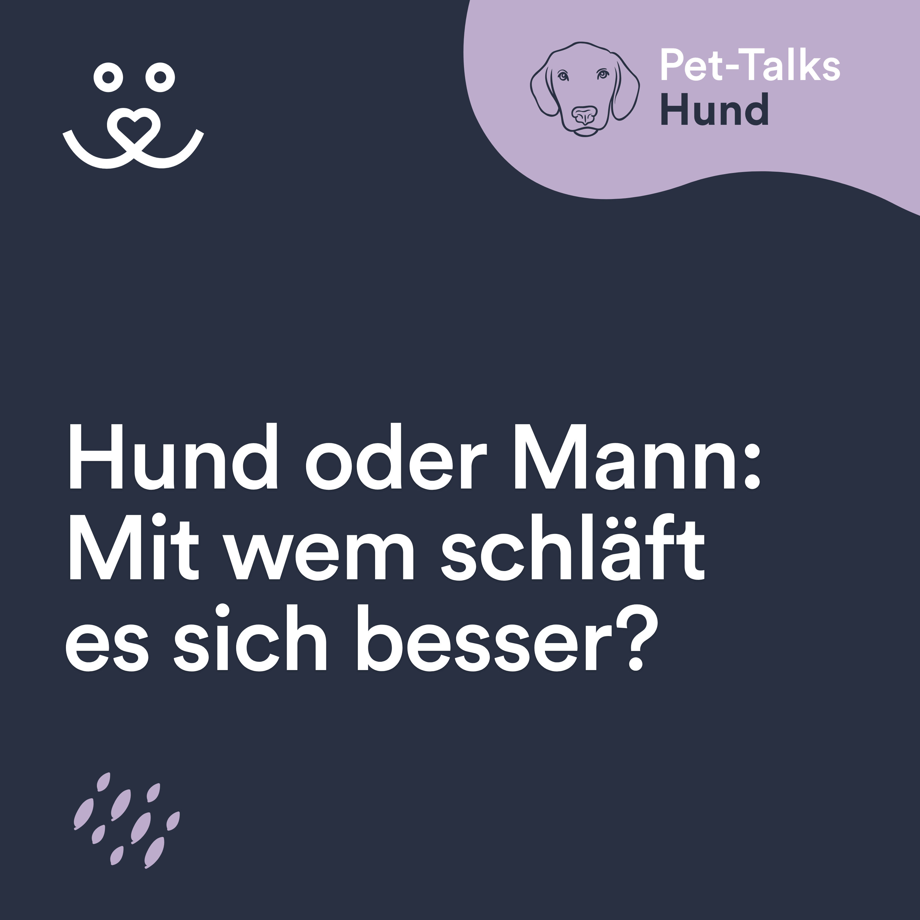 Schläft es sich mit Hund im Bett besser als mit einem Mann?