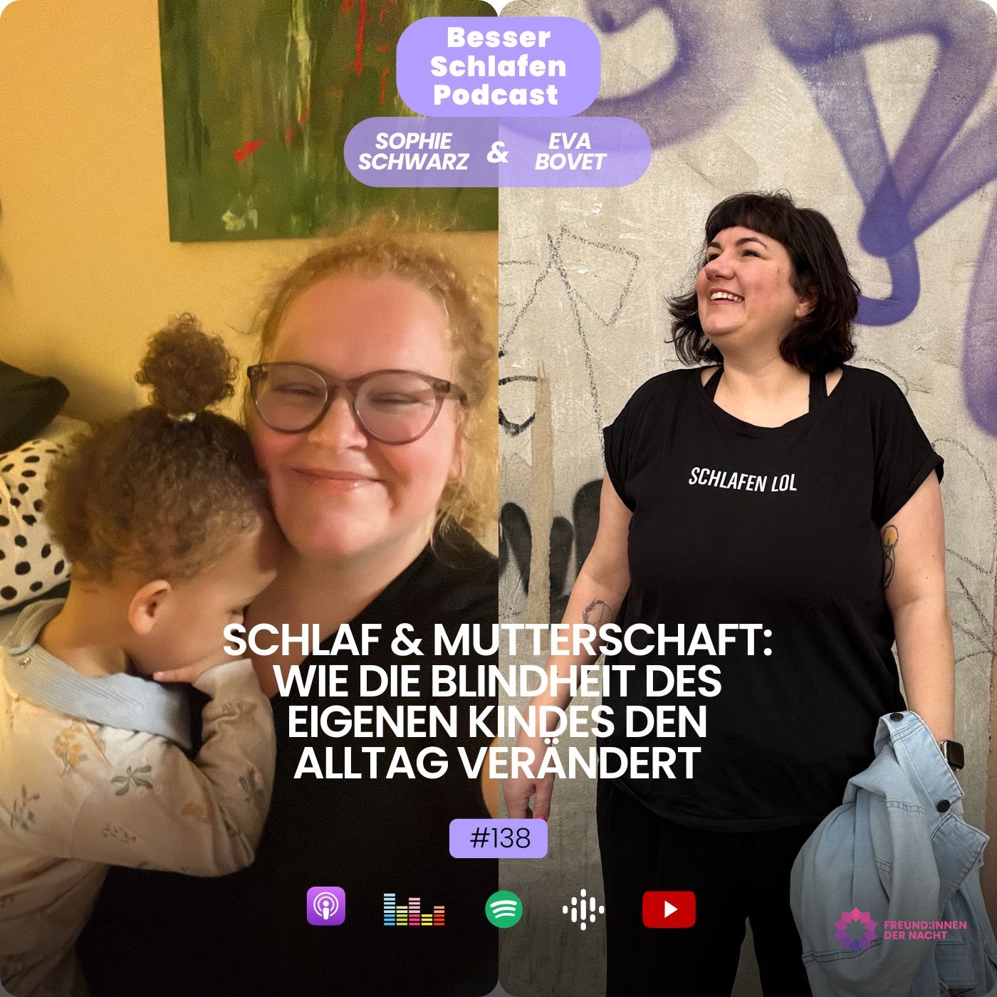 Schlaf & Mutterschaft: Wie die Blindheit des eigenen Kindes den Alltag verändert (#138)