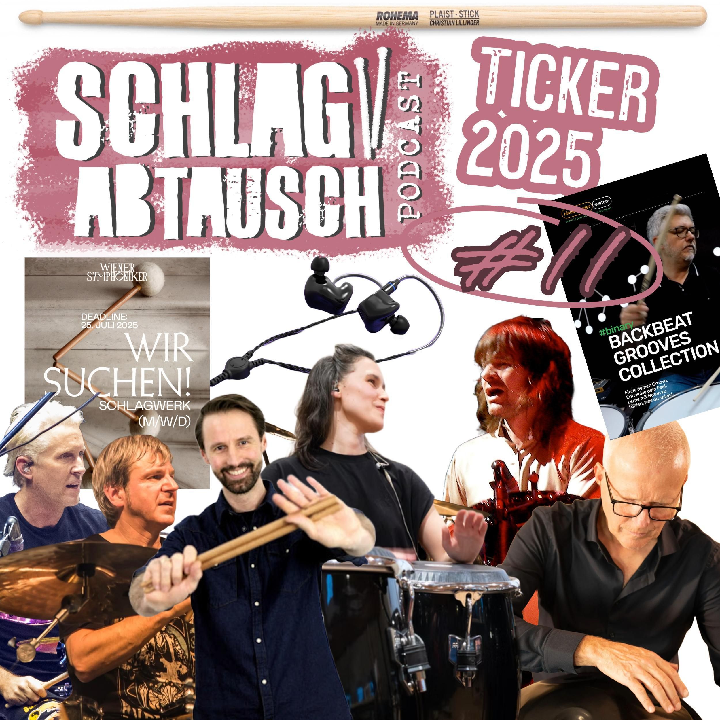 Schlagabtausch Ticker #11 2025 - Workshops, Wechsel & Weltneuheiten - das Update für alle Drummer