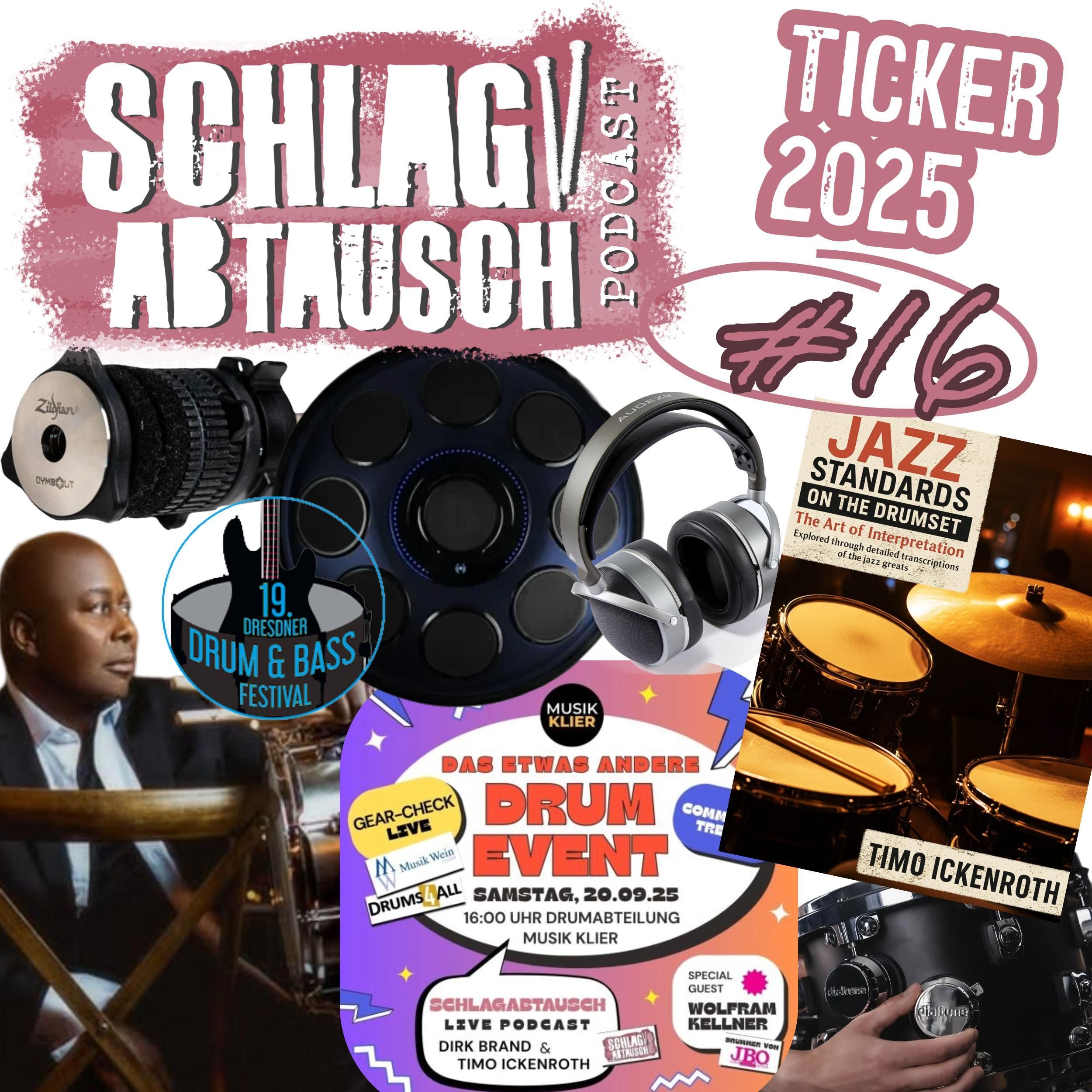 Schlagabtausch Ticker #16 2025 - Urlaub(e), Ausblicke und Schlagzeug-News