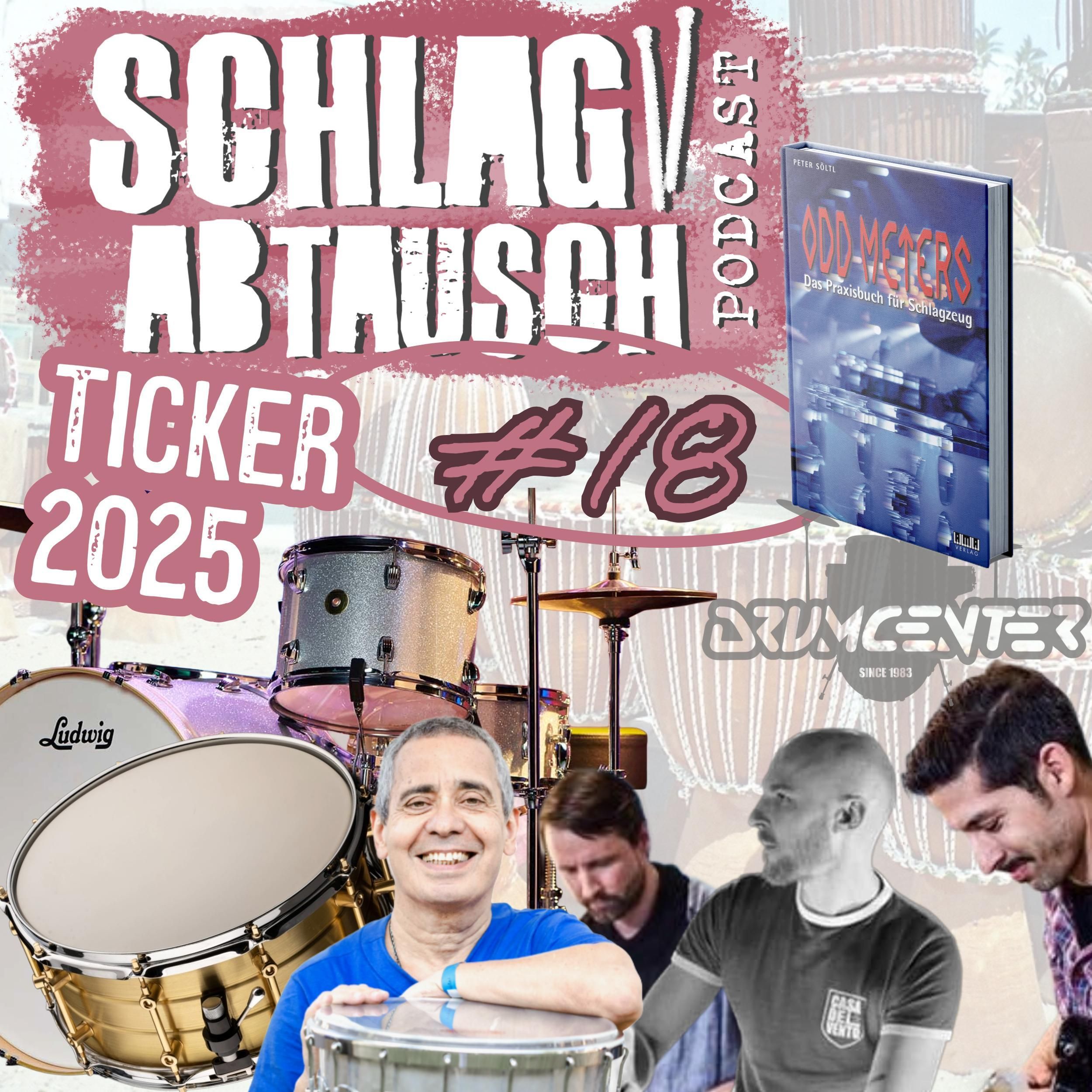 Schlagabtausch Ticker #18 2025 - Das bewegt die Drummer-Szene im Herbst 2025