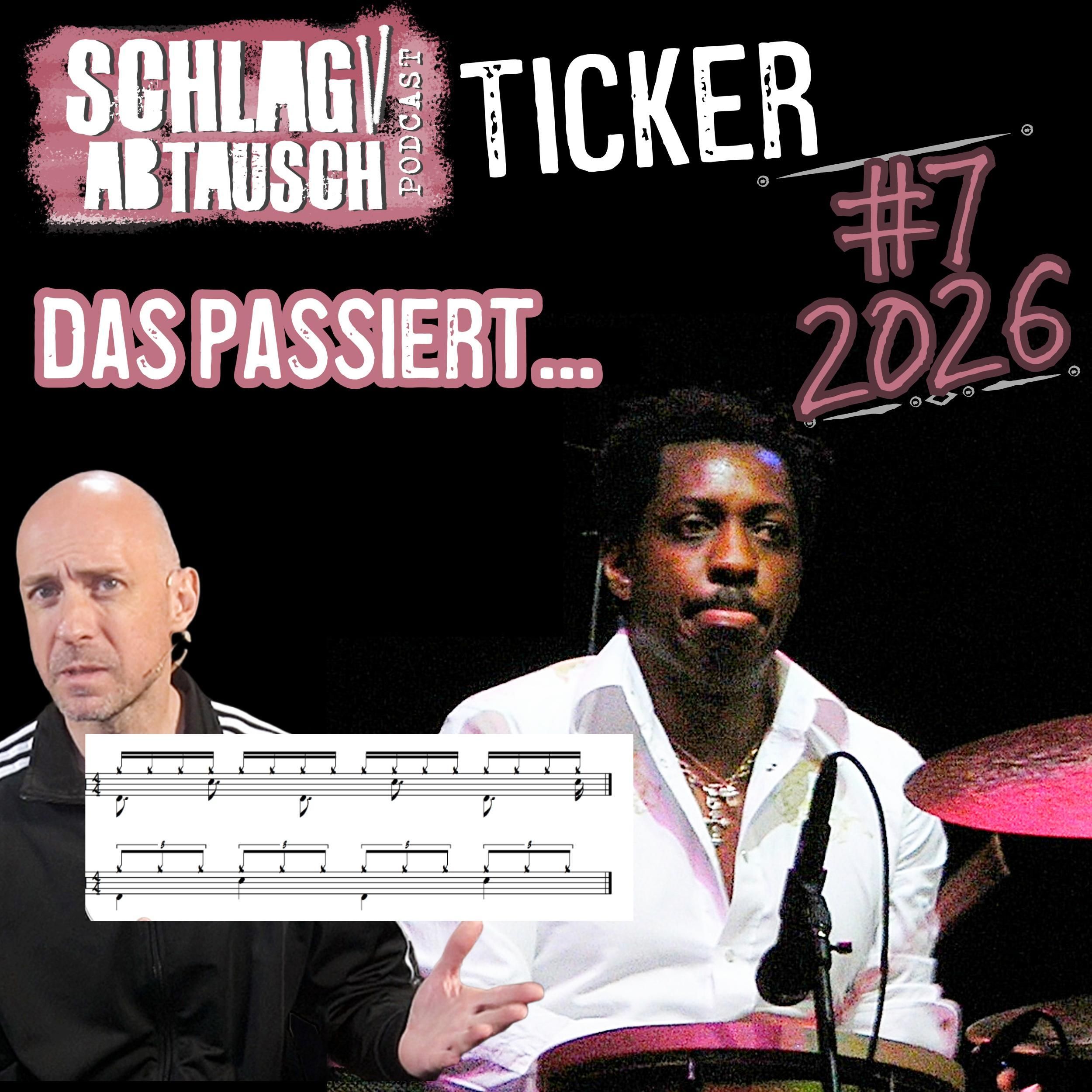 Schlagabtausch Ticker #7 2026 - Europe Drum Show Line up & Metrische Modulation ohne Mathe