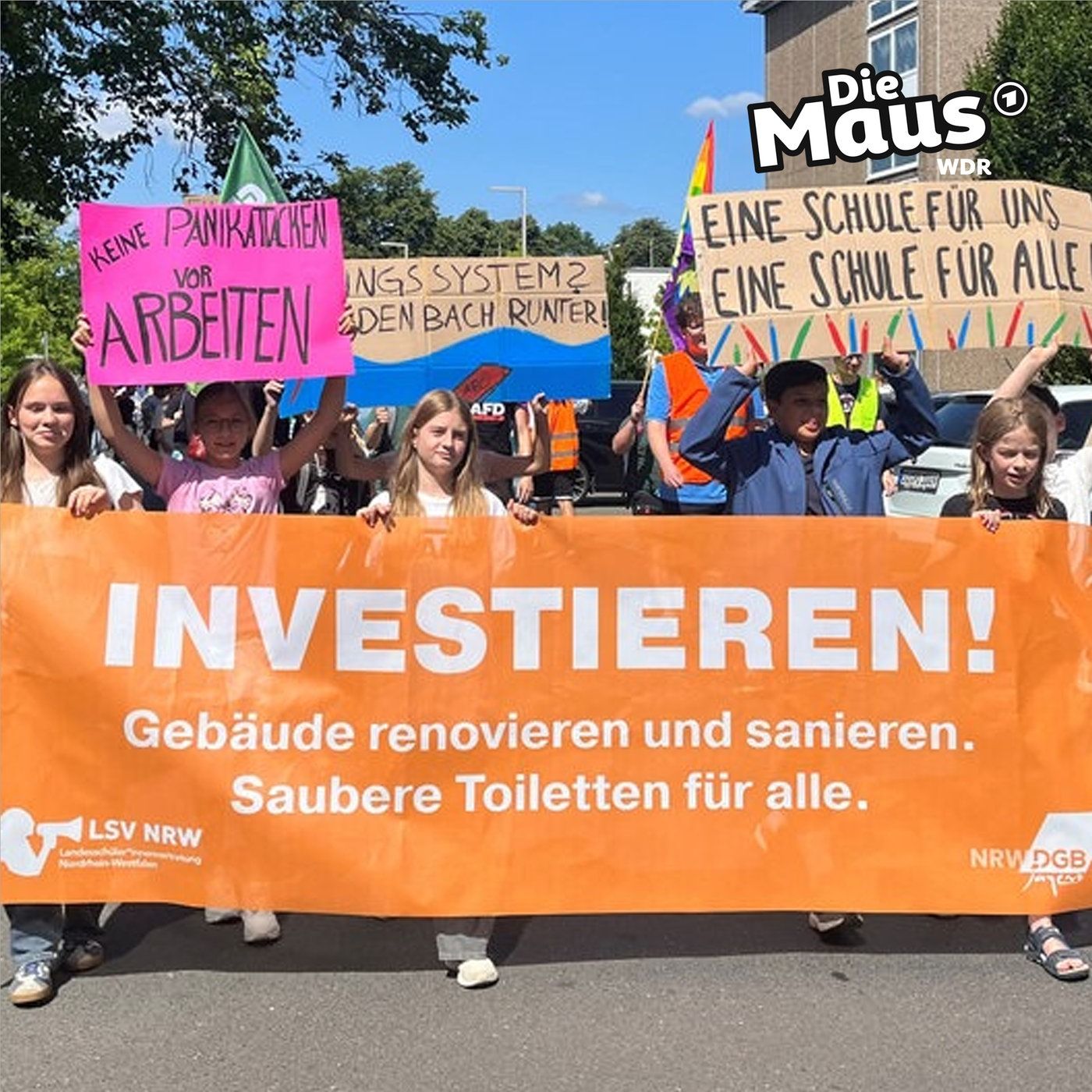 Schüler-Proteste für bessere Schulen in NRW