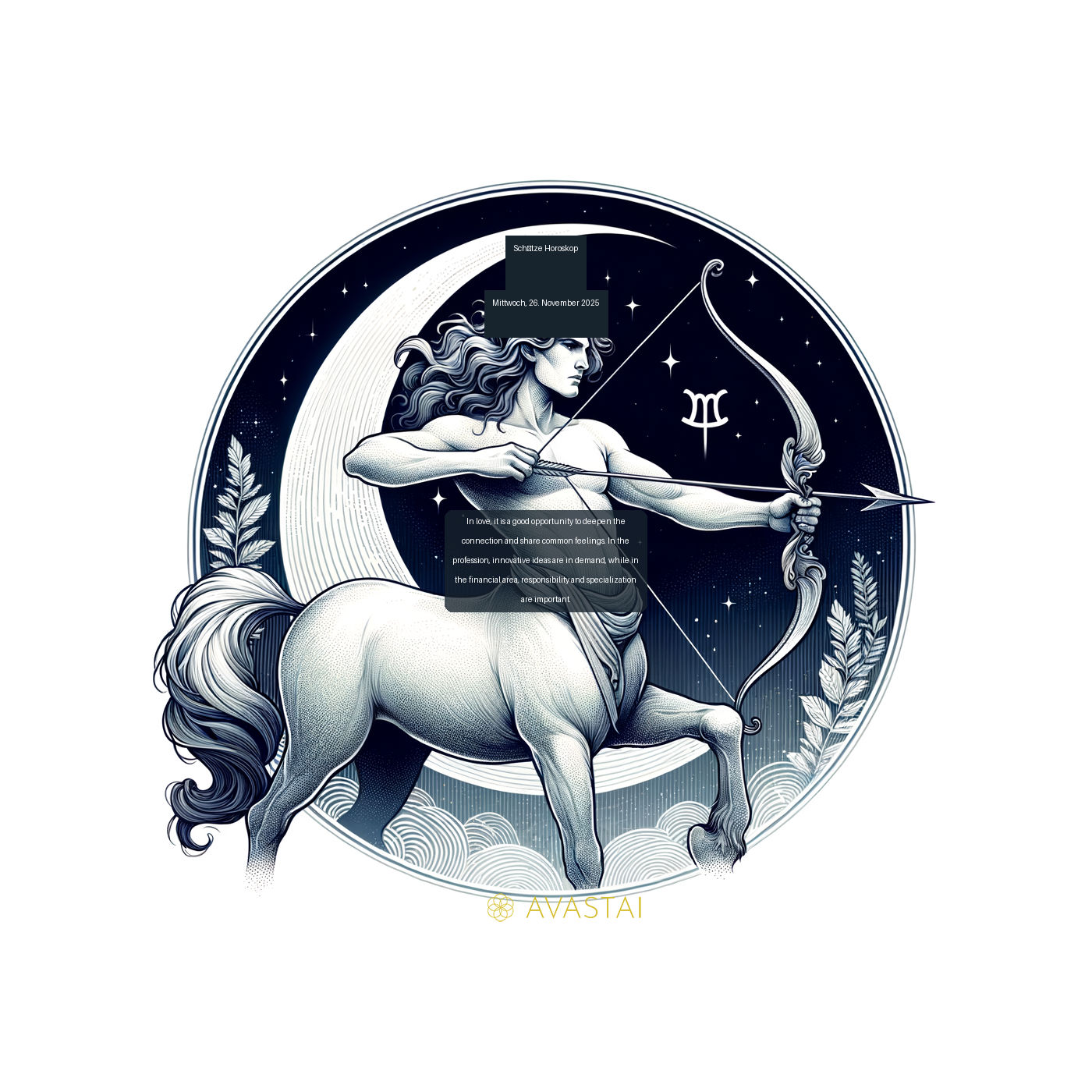 Schütze Horoskop für den Mittwoch, 26. November 2025: