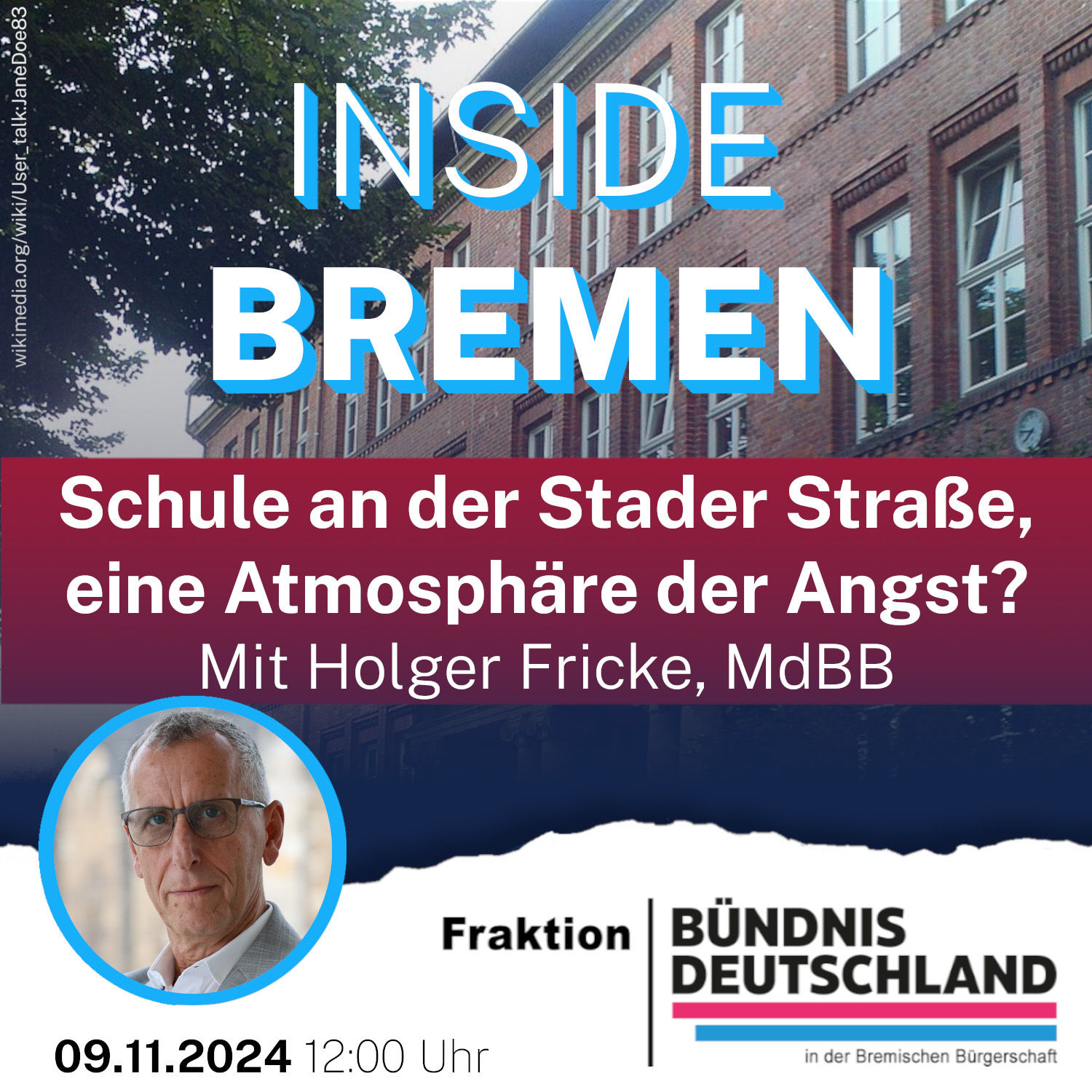 Schule an der Stader Straße, eine Atmosphäre der Angst?