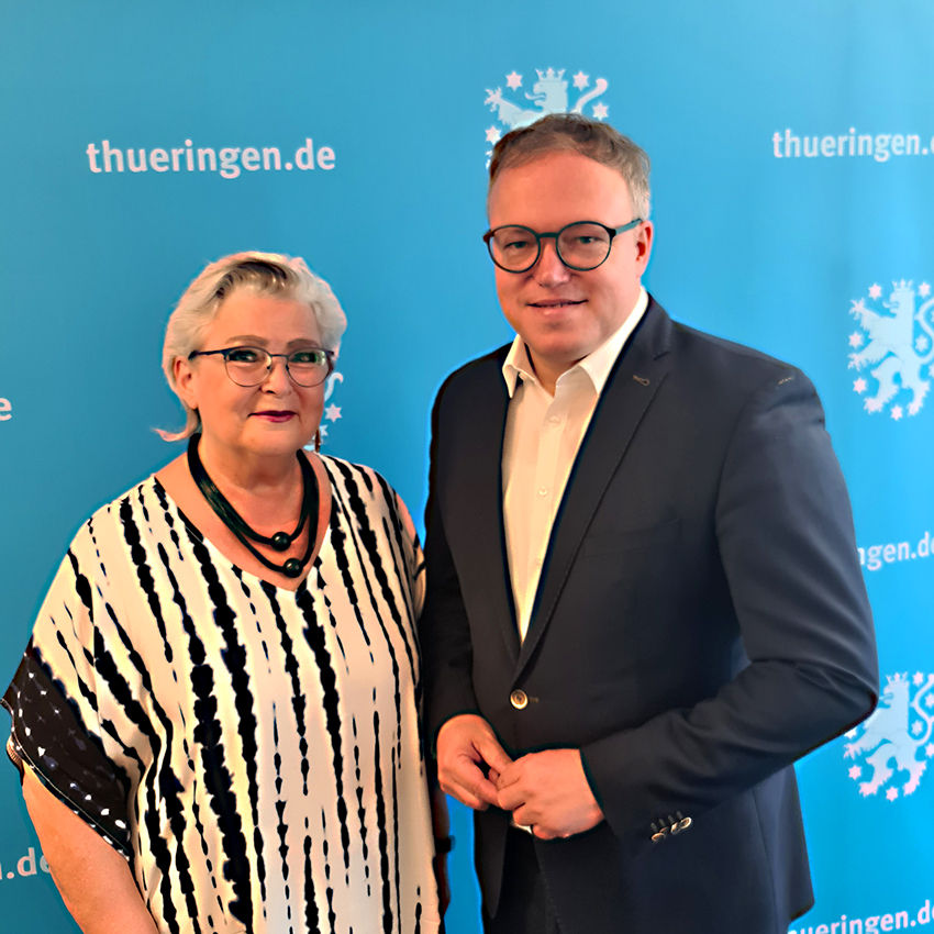 Schwarz hören: Petra Schwarz im Gespräch mit Mario Voigt über Leben und Tod