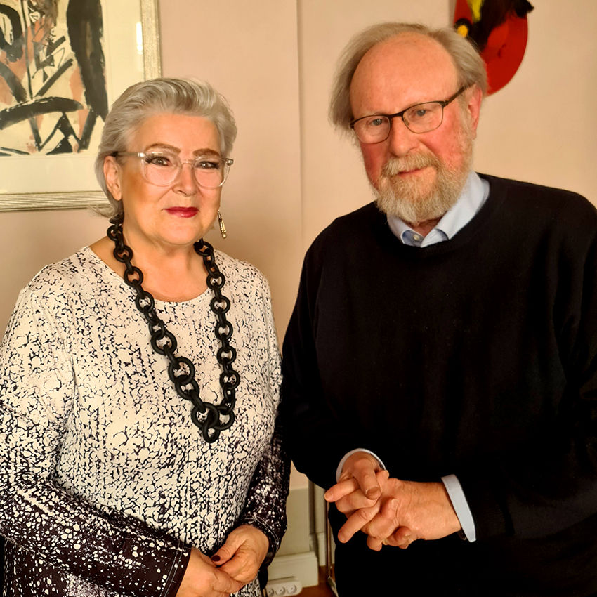 Schwarz hören: Petra Schwarz im Gespräch mit Wolfgang Thierse über Leben und Tod