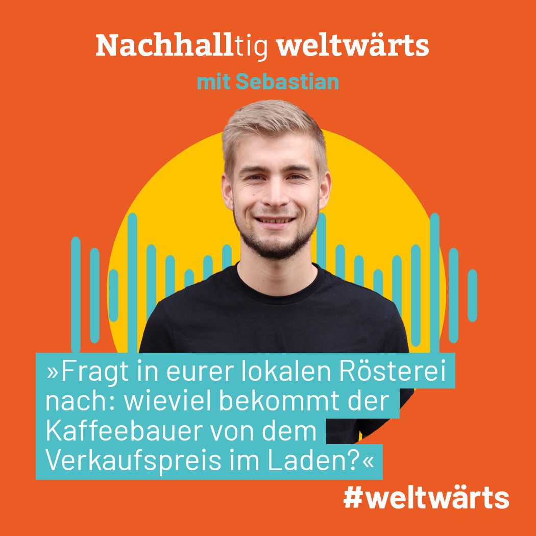 Sebastian Gabriel hat in seinem weltwärts Freiwilligendienst seine Leidenschaft zu Kaffee entdeckt