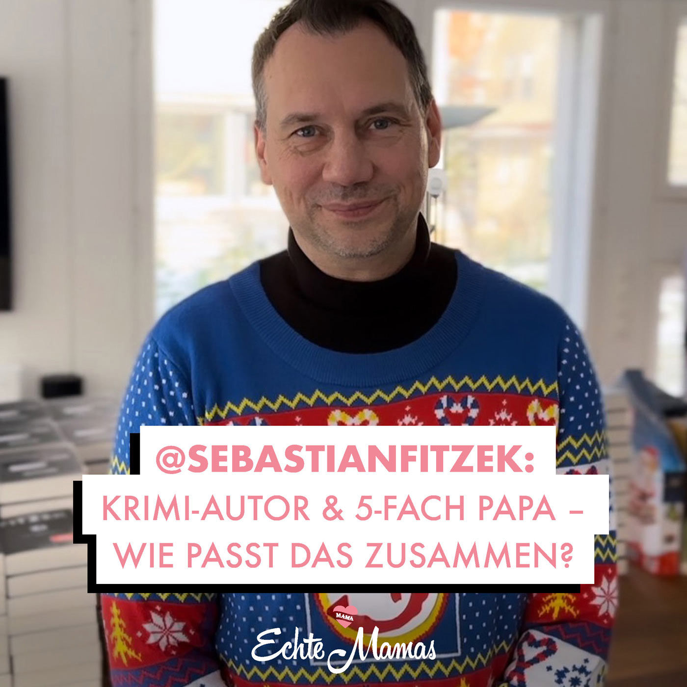 @sebastianfitzek: Krimi-Autor und 5-fach Papa - Wie passt das zusammen?