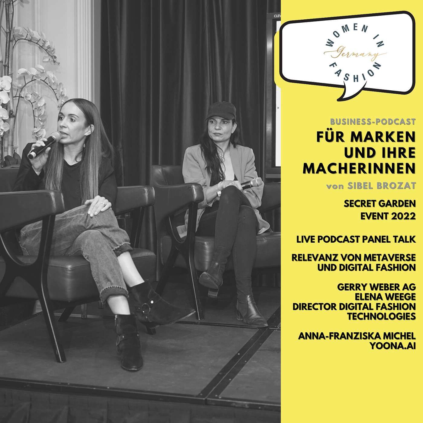 Secret Garden Event 2022 Live Podcast Panel Talk: Metaverse und Digital Fashion - Relevant für die Zukunft?