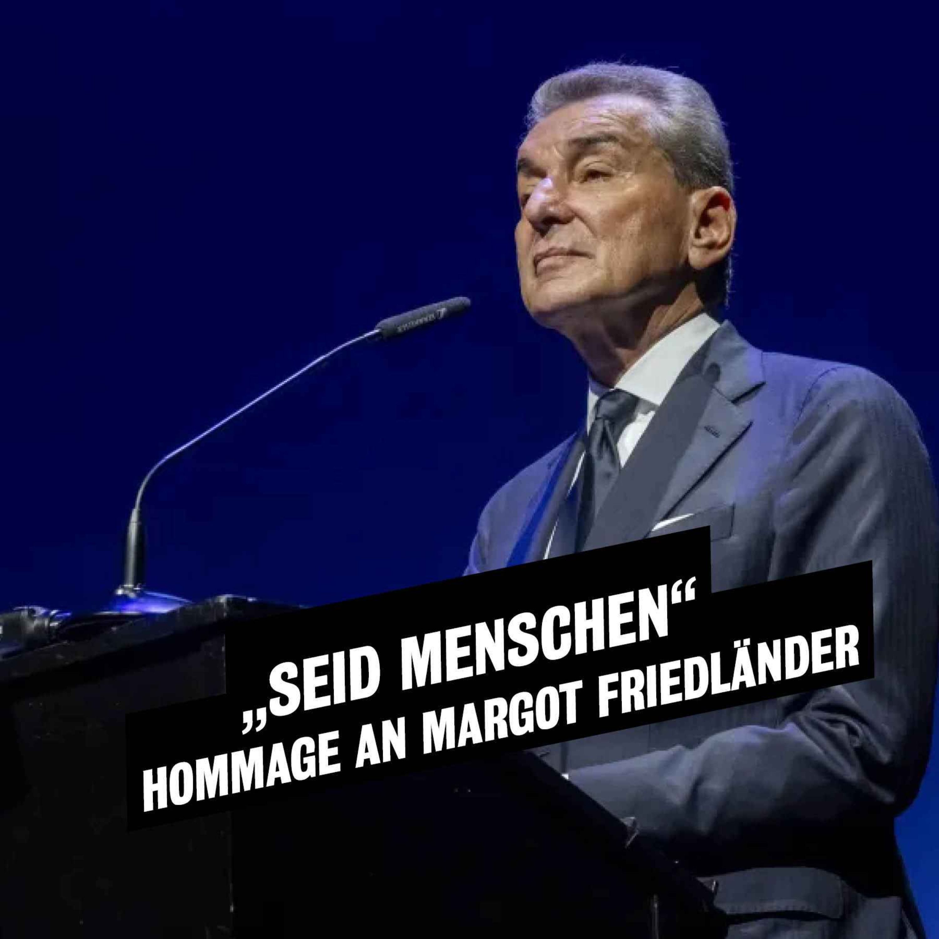 "Seid Menschen" - Hommage an Margot Friedländer