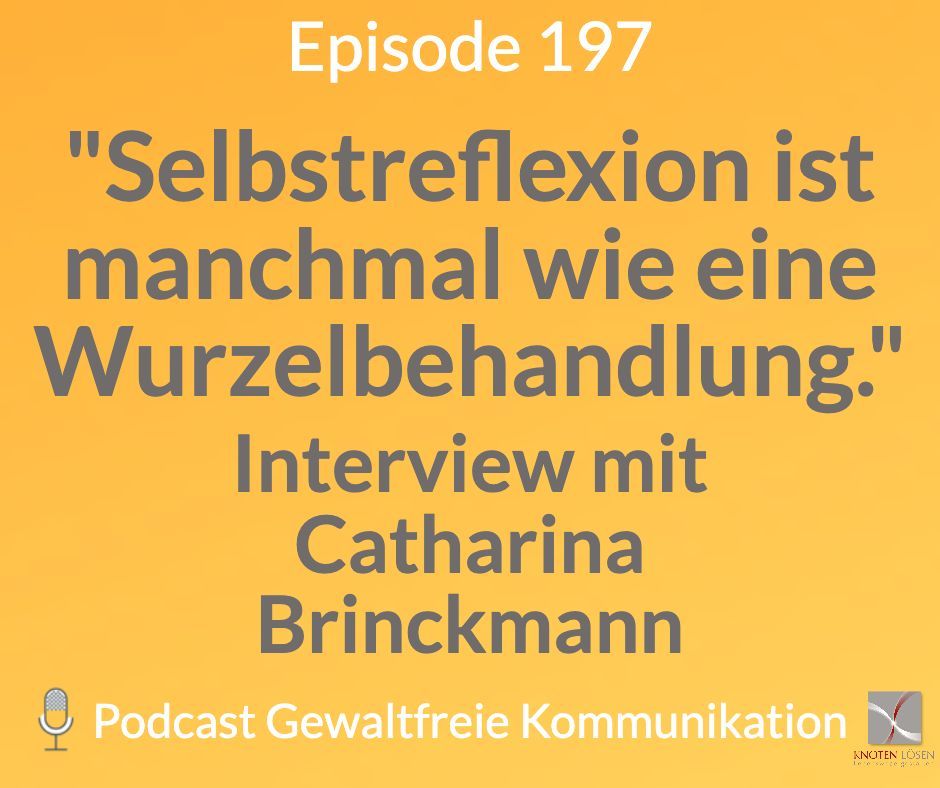 "Selbstreflexion ist manchmal wie eine Wurzelbehandlung" - Interview mit Catharina Brinckmann