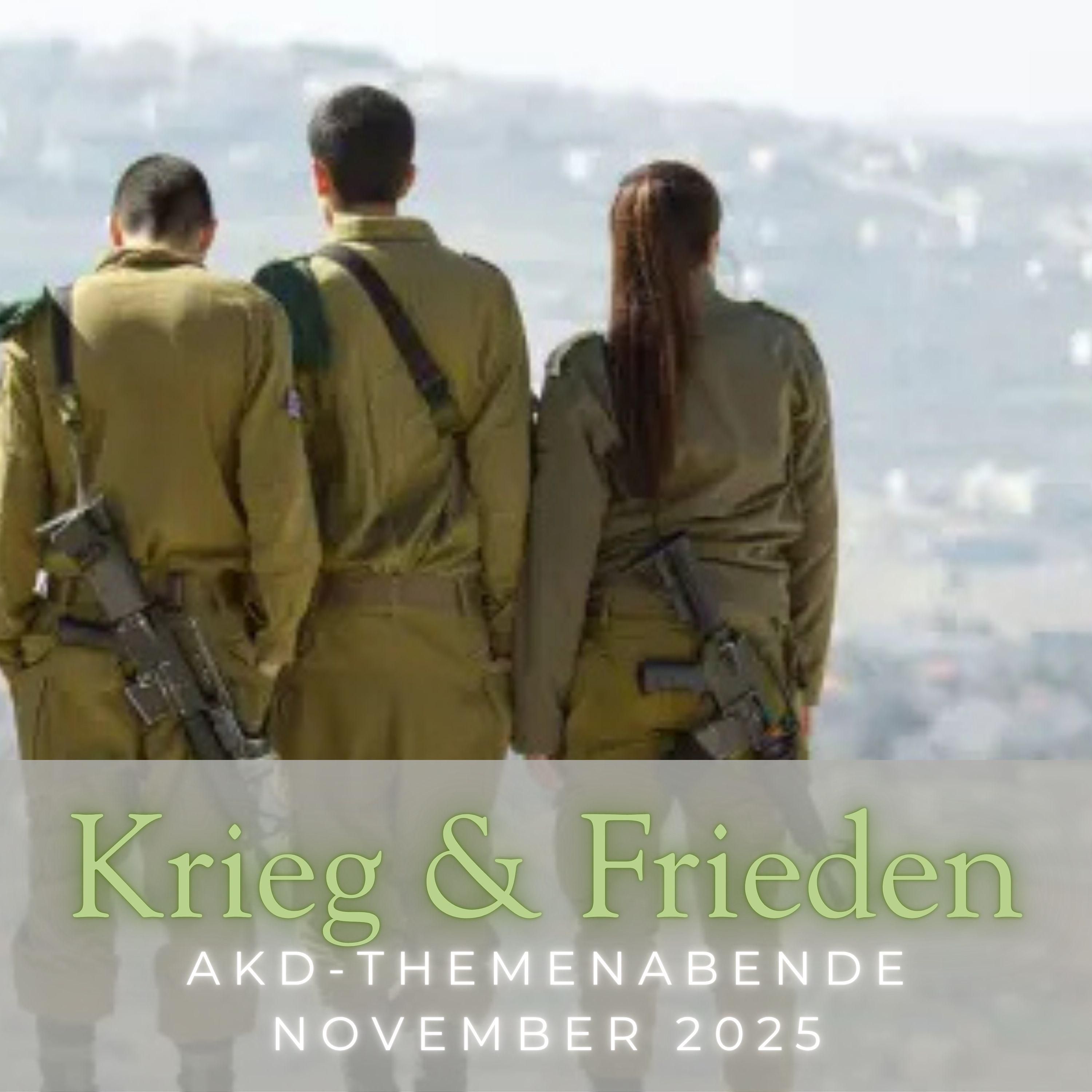 Selig sind, die Frieden stiften - die Bergpredigt