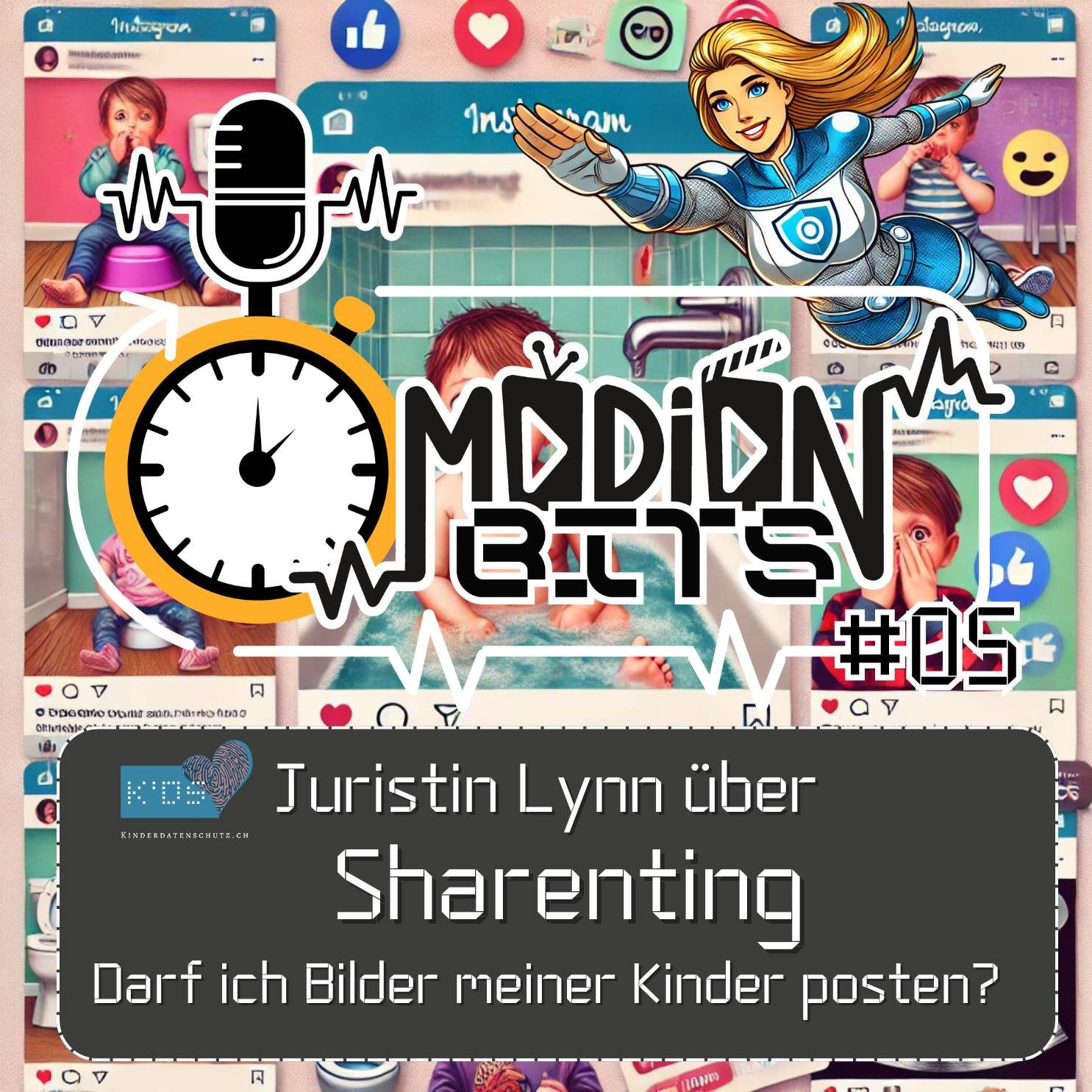 Sharenting - Darf ich Bilder meiner Kinder posten? | MedienBits | Medienguide Podcast