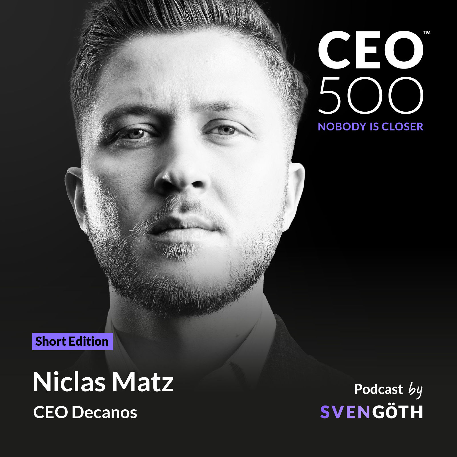 Short Edition - Niclas Matz, CEO DECANOS