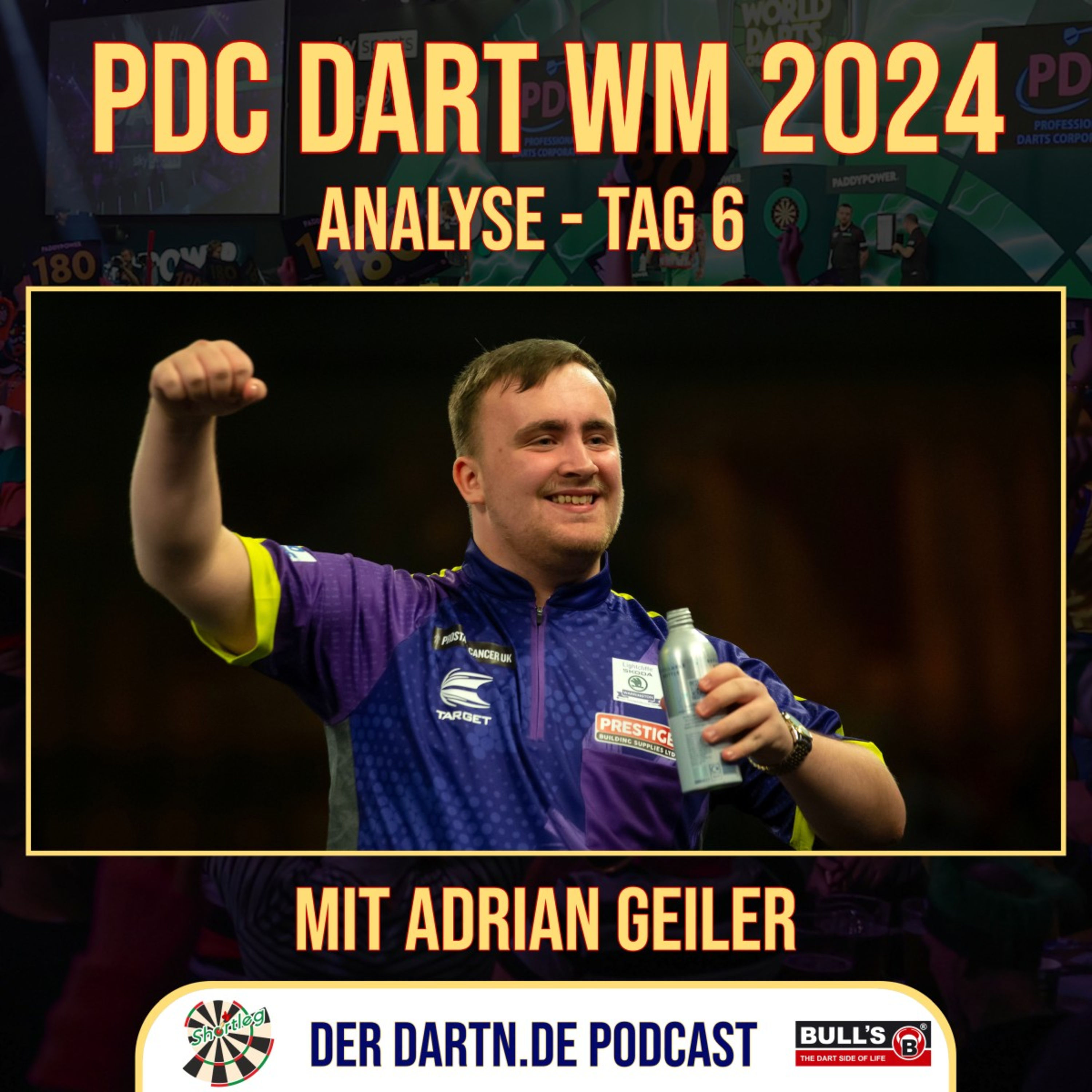 Shortleg - PDC Dart WM 2024 - Tag 6 mit Adrian Geiler