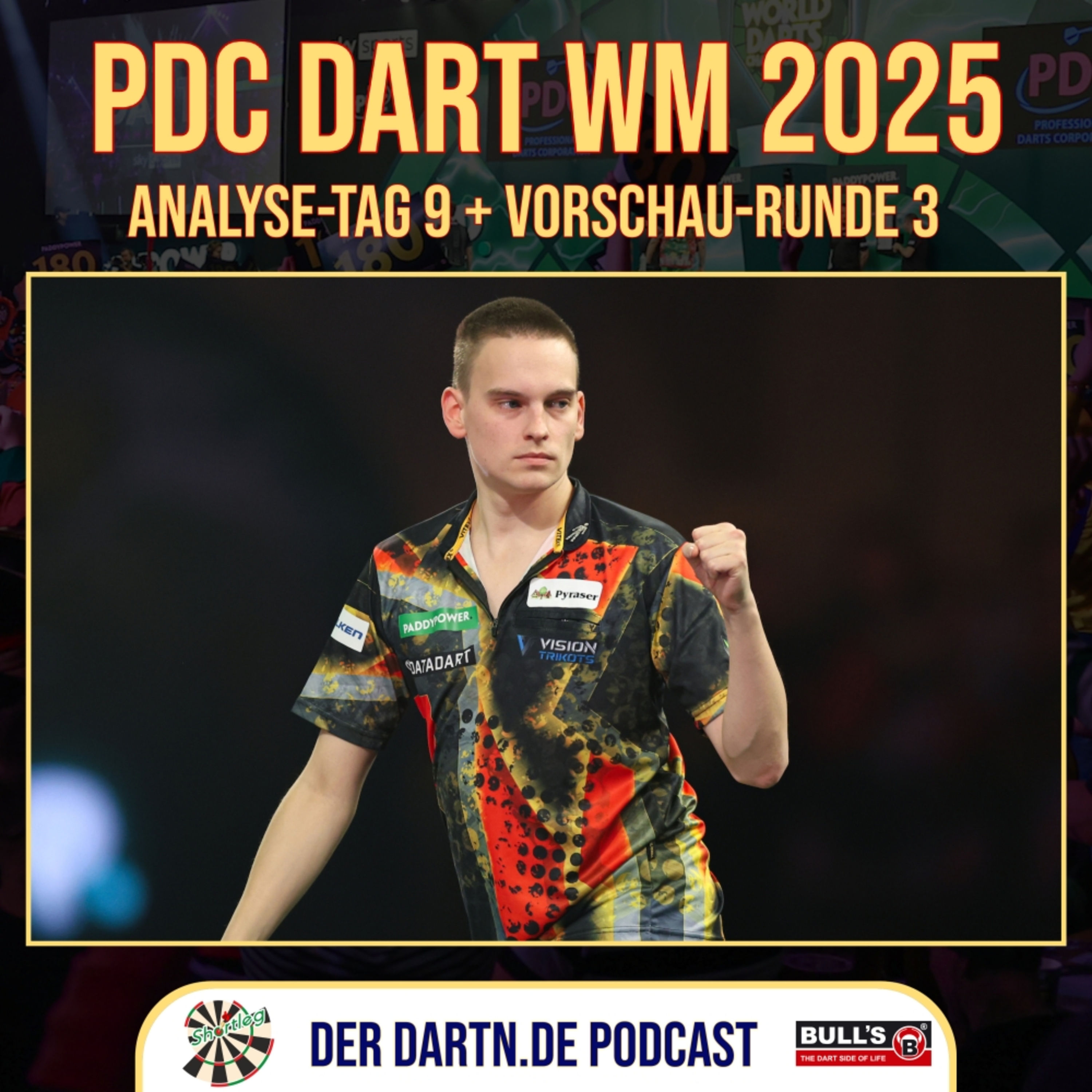 Shortleg - PDC Dart WM 2025 - Tag 9 + Vorschau Runde 3