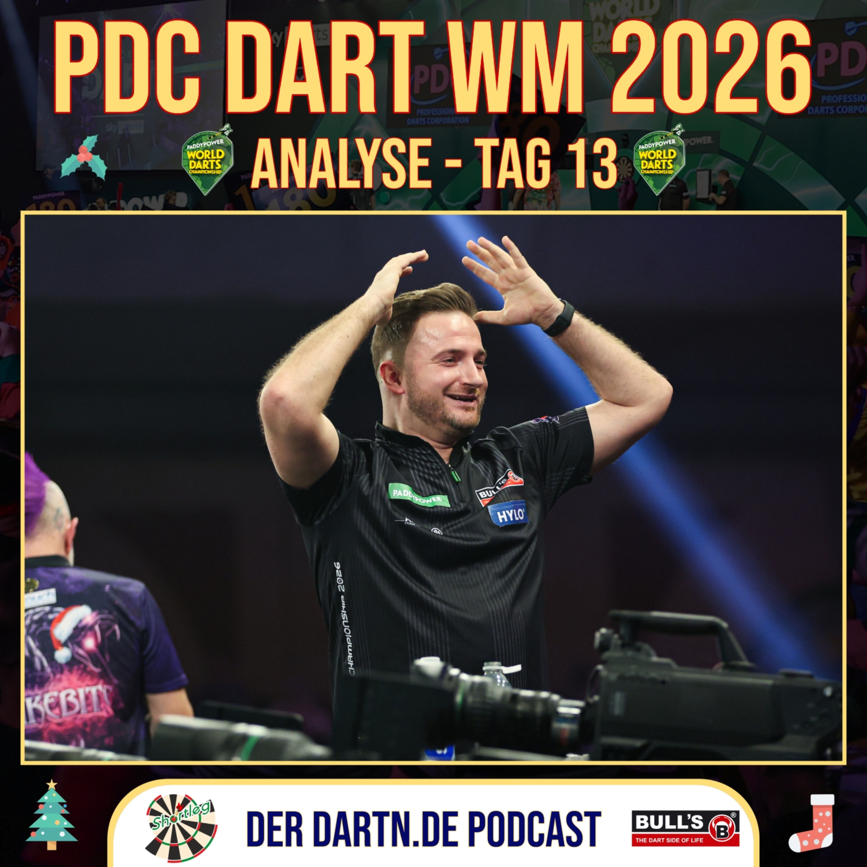 Shortleg - PDC Dart WM 2026 - Tag 13 + Vorschau Runde 3