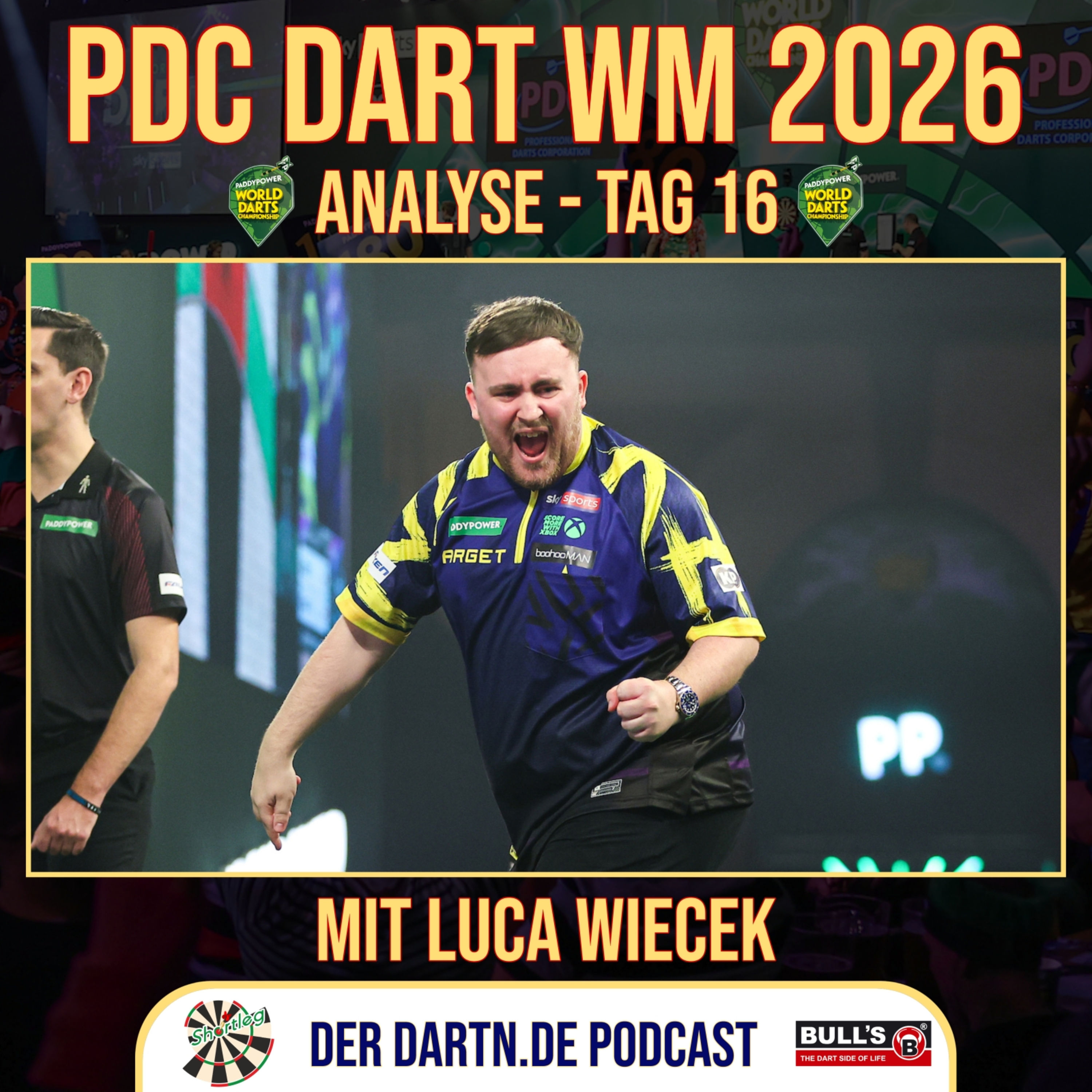 Shortleg - PDC Dart WM 2026 - Tag 16 mit Luca Wiecek
