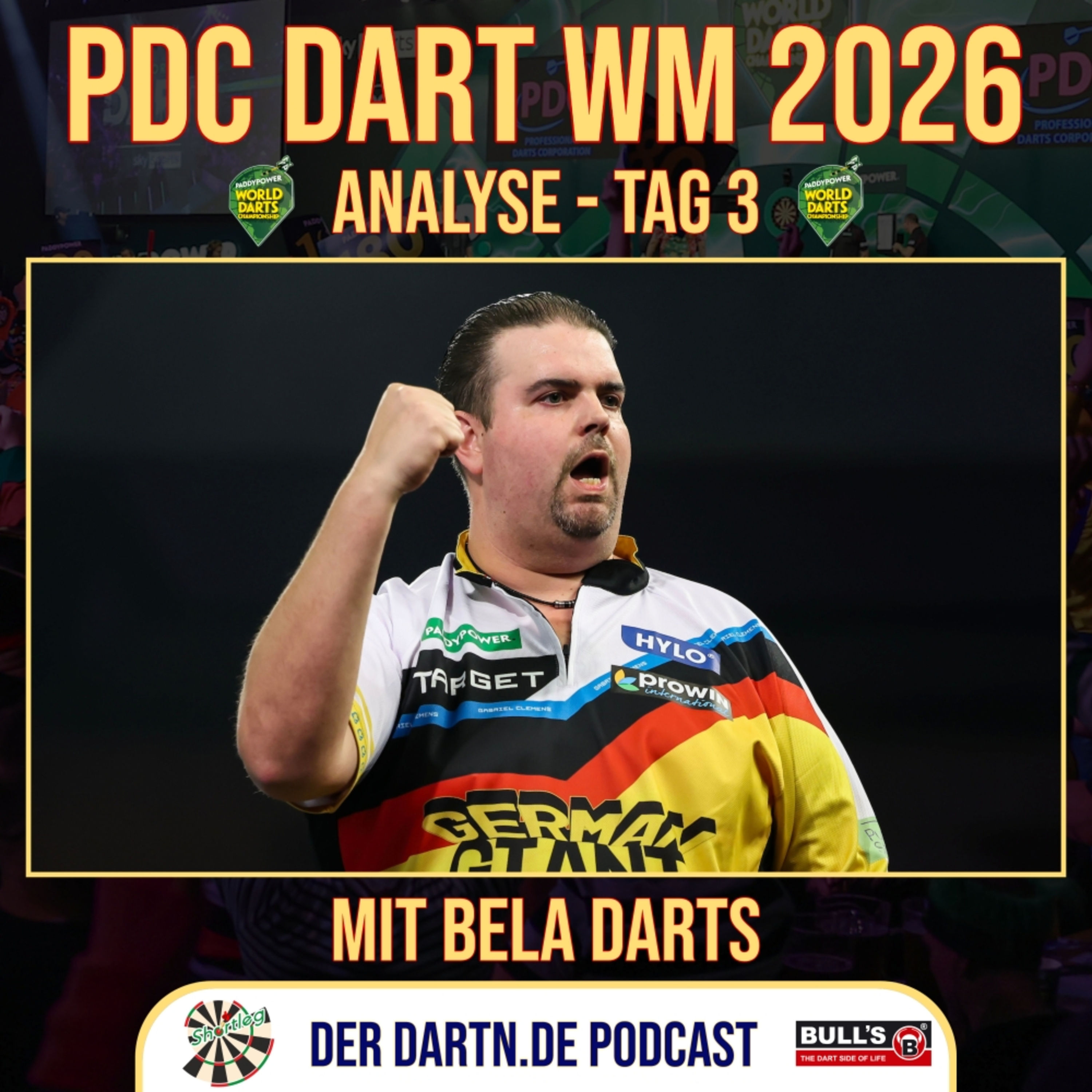 Shortleg - PDC Dart WM 2026 - Tag 3 mit Bela_darts