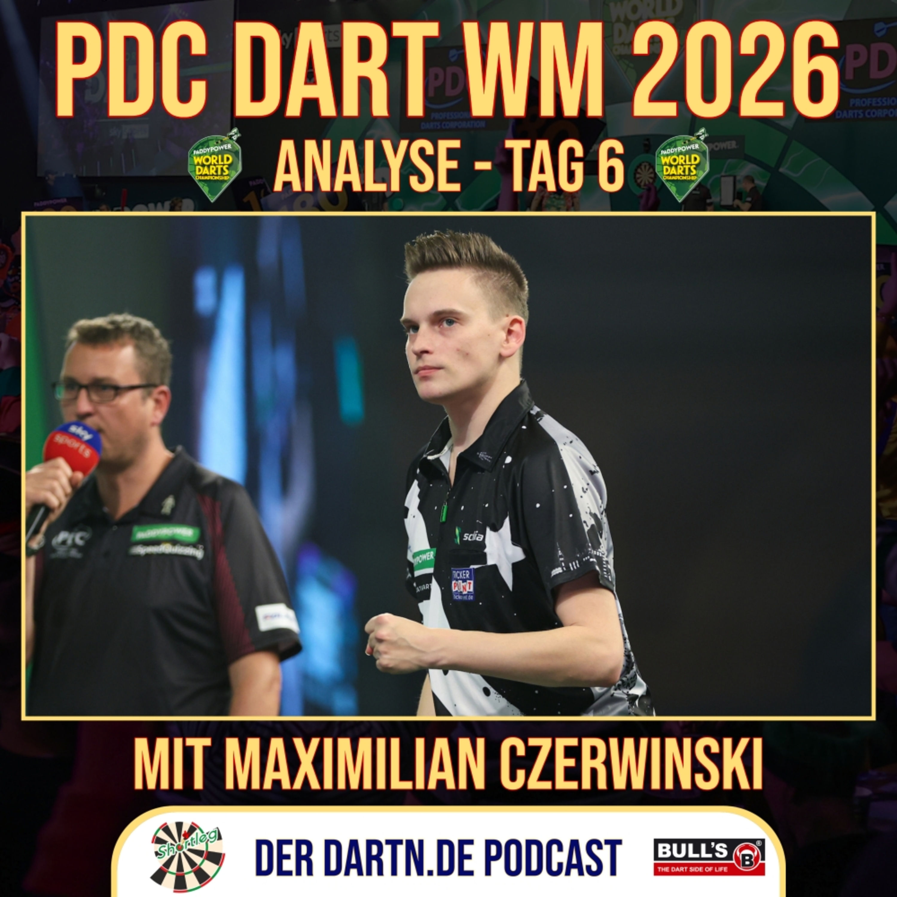 Shortleg - PDC Dart WM 2026 - Tag 6 mit Max Czerwinski