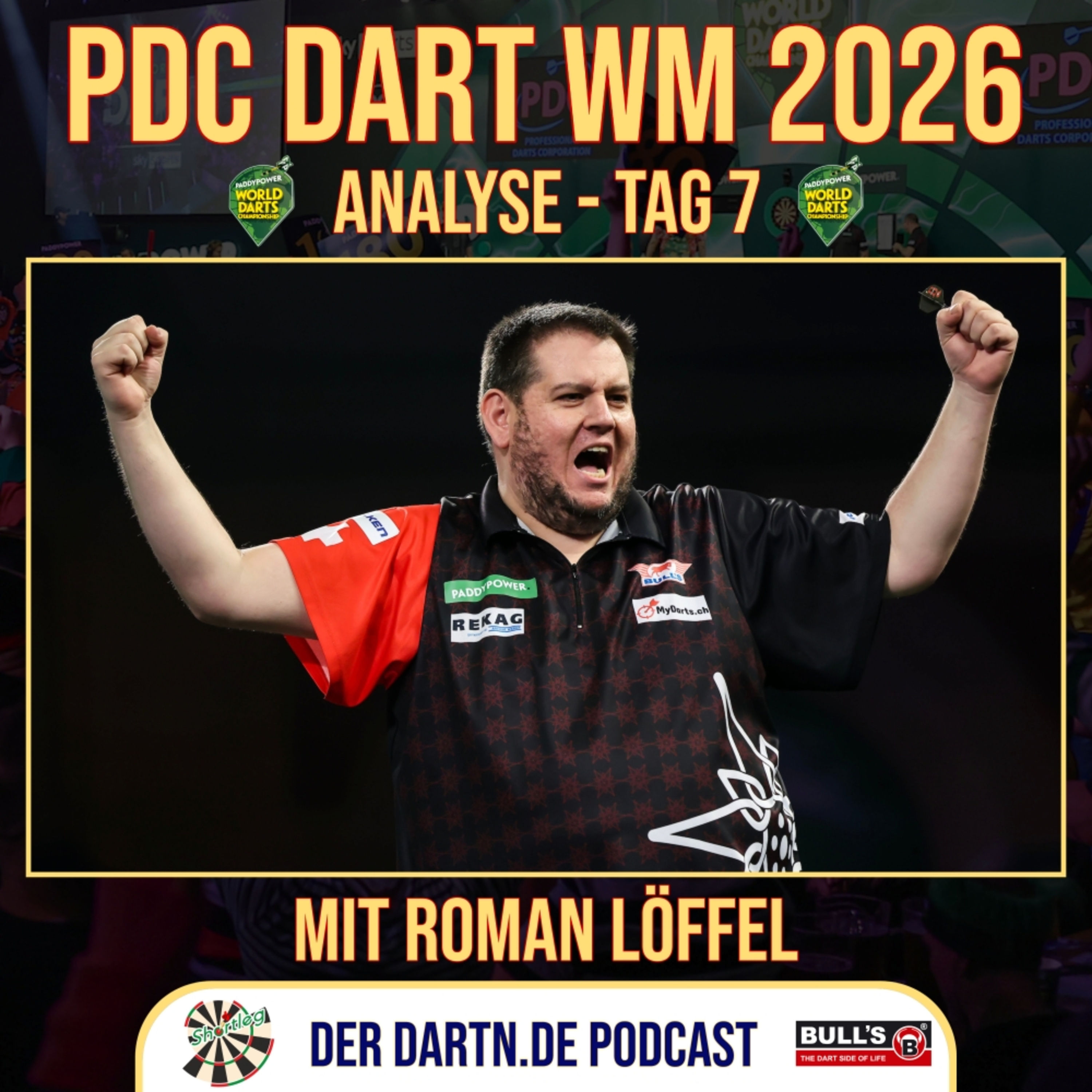 Shortleg - PDC Dart WM 2026 - Tag 7 mit Roman Löffel