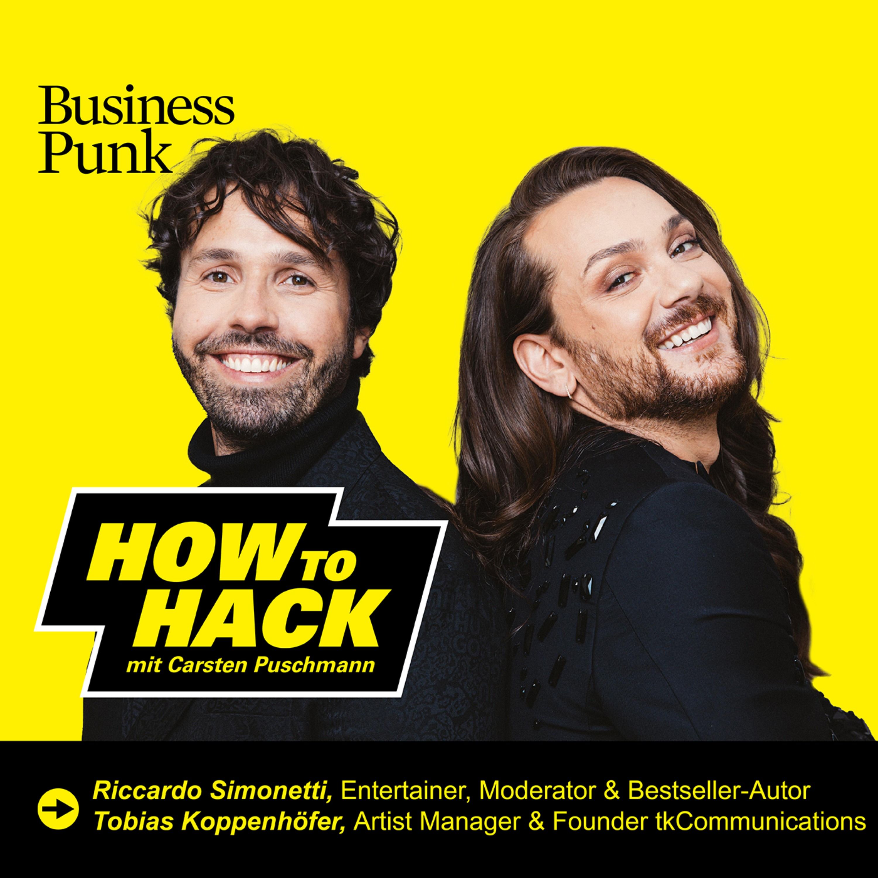 Showbiz, Haltung und herzliches Management – mit Riccardo Simonetti und Tobias Koppenhöfer