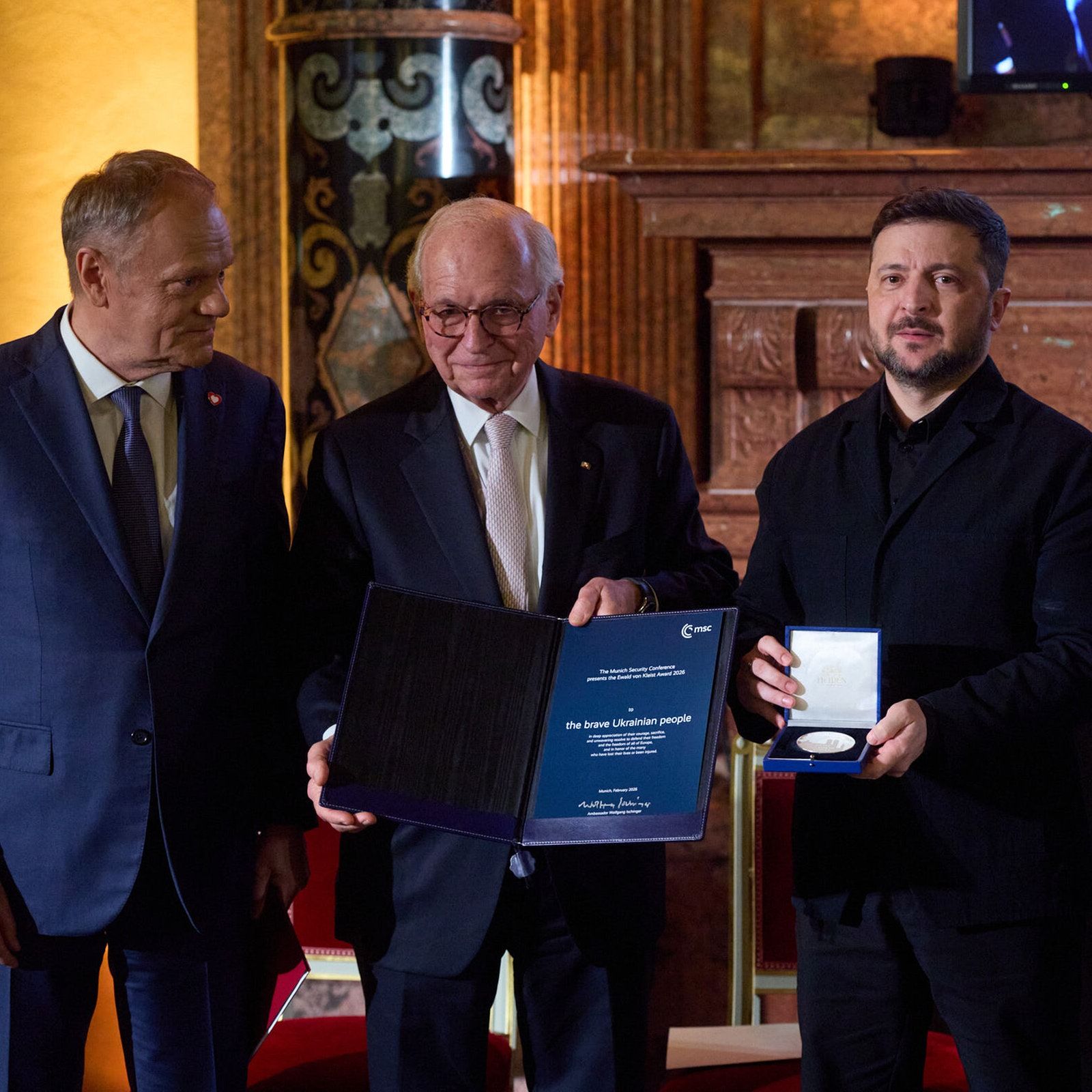 Sicherheitskonferenz: Kleist-Preis für das ukrainische Volk