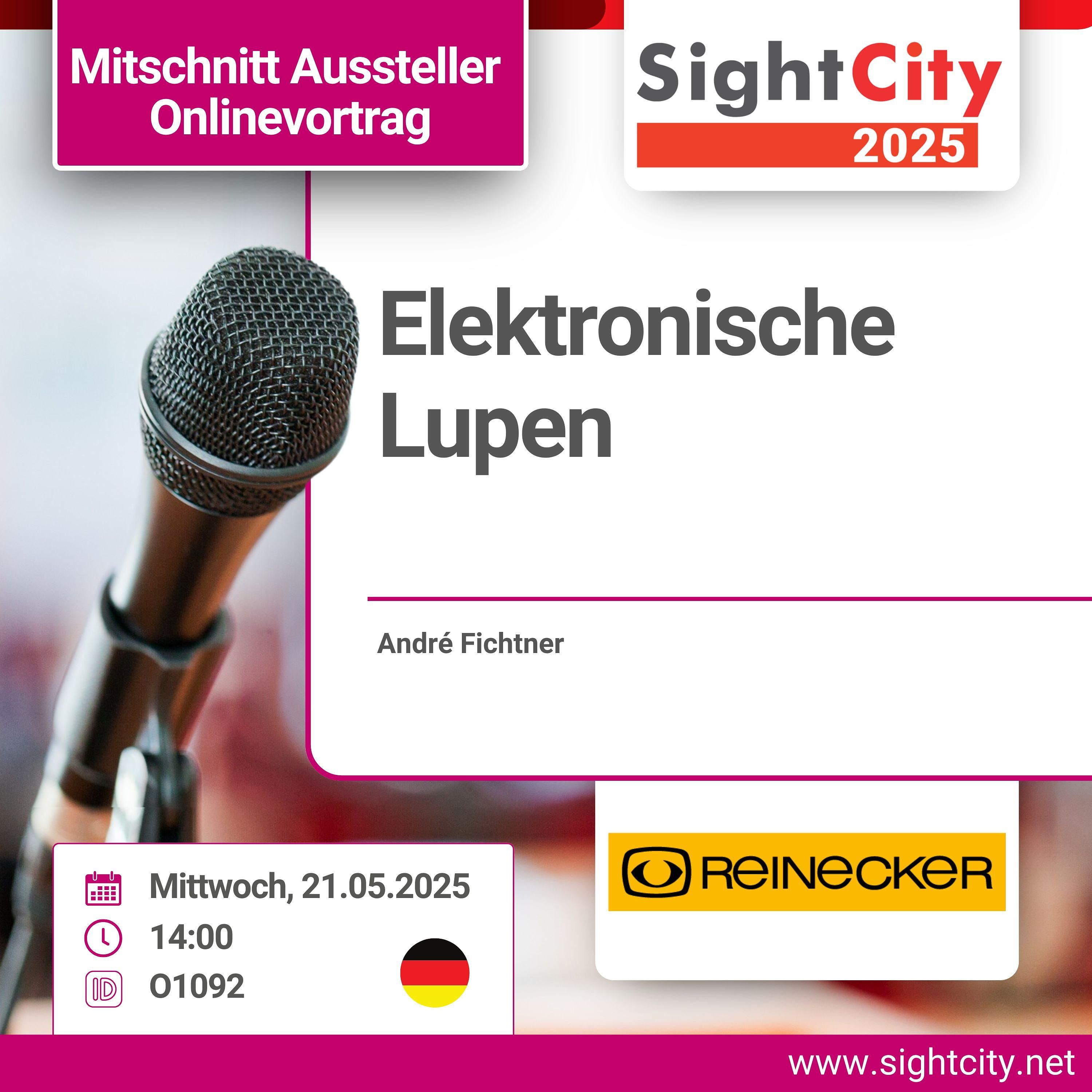 SightCity 2025: Elektronische Lupen (O1092)