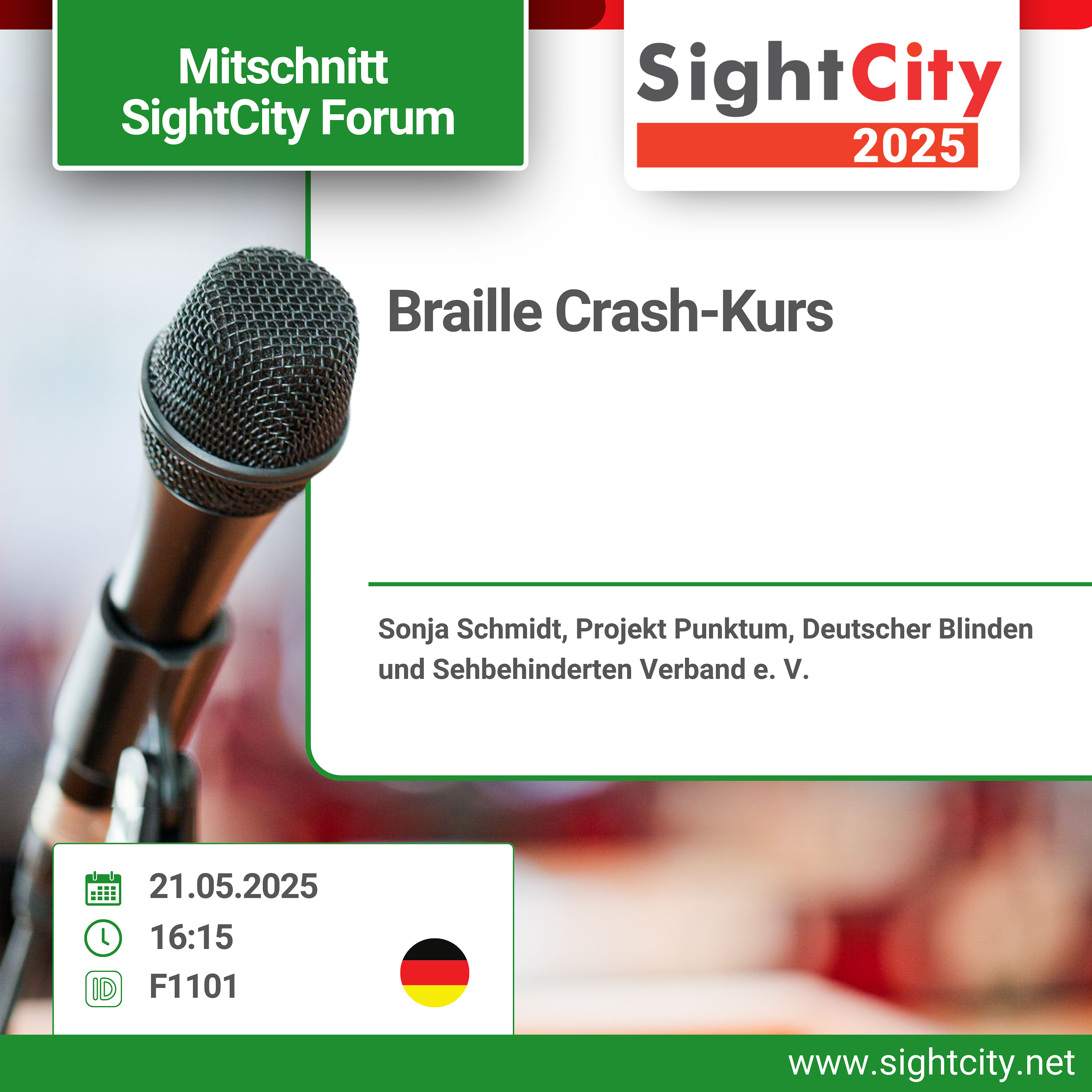 SightCity Forum 2025 - Braille Crash Kurs (F1101)
