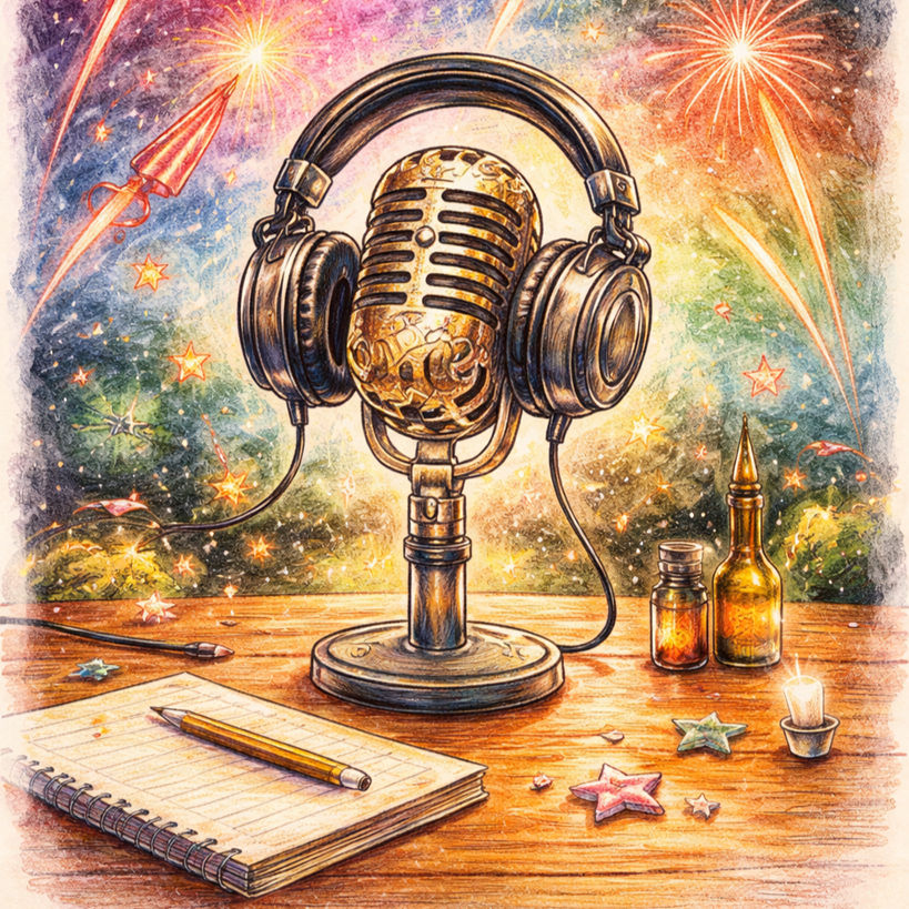 Silvester, Statistiken & KI: Mein Podcast-Jahresfinale