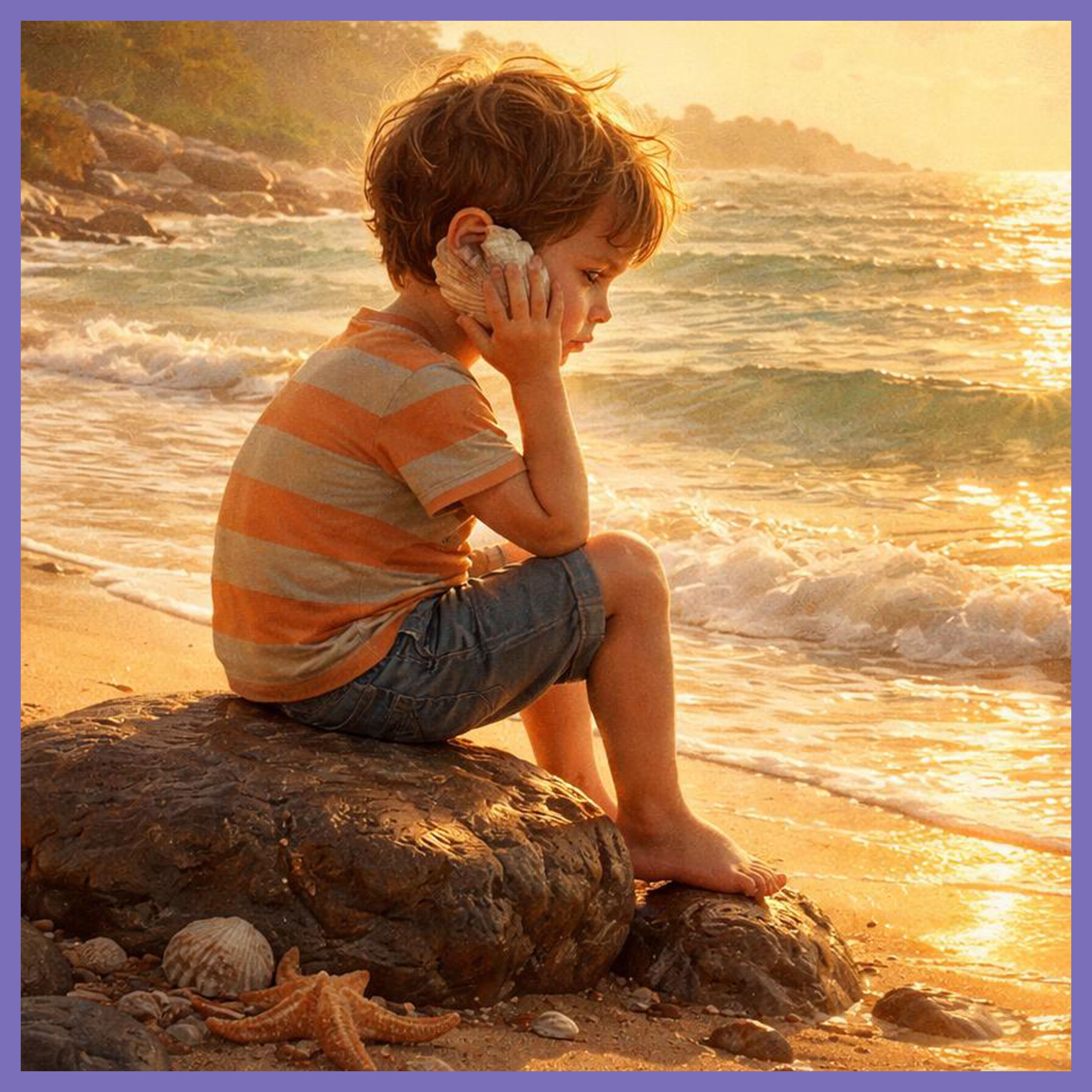 Simon am Muschelstrand – Gute Nacht Geschichte für Kinder