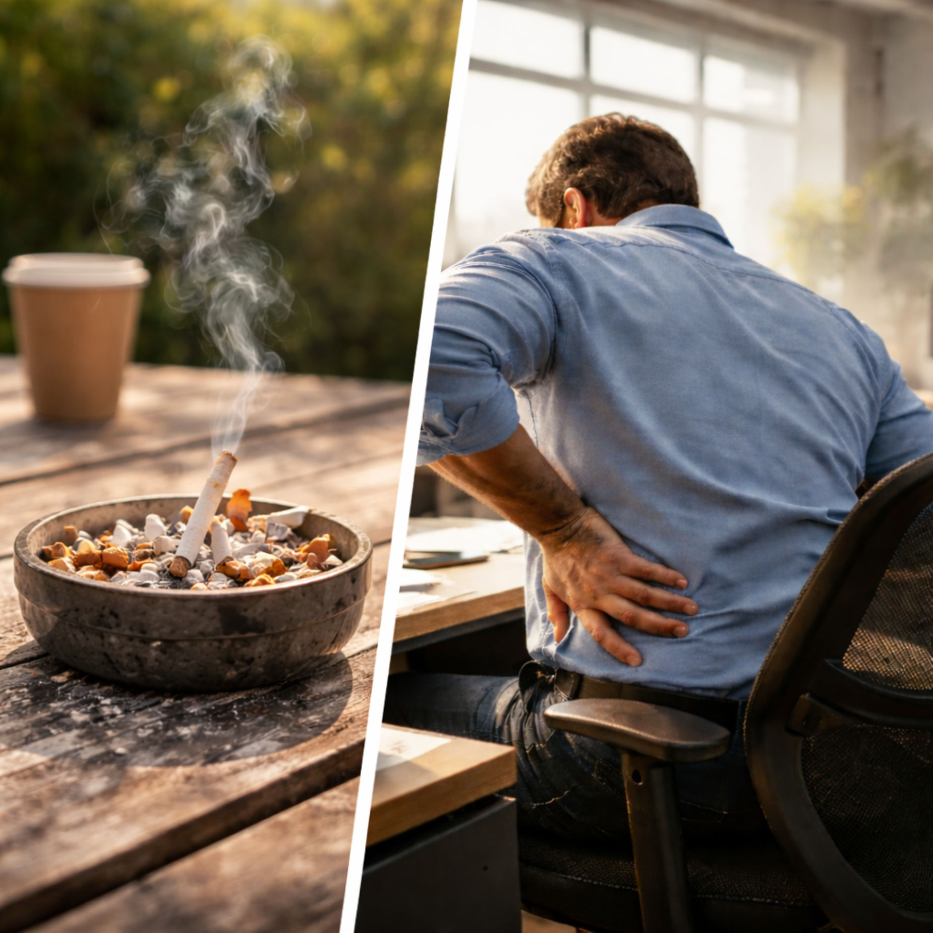 Sitzen ist das neue Rauchen – oder Steh auf, bevor’s wehtut