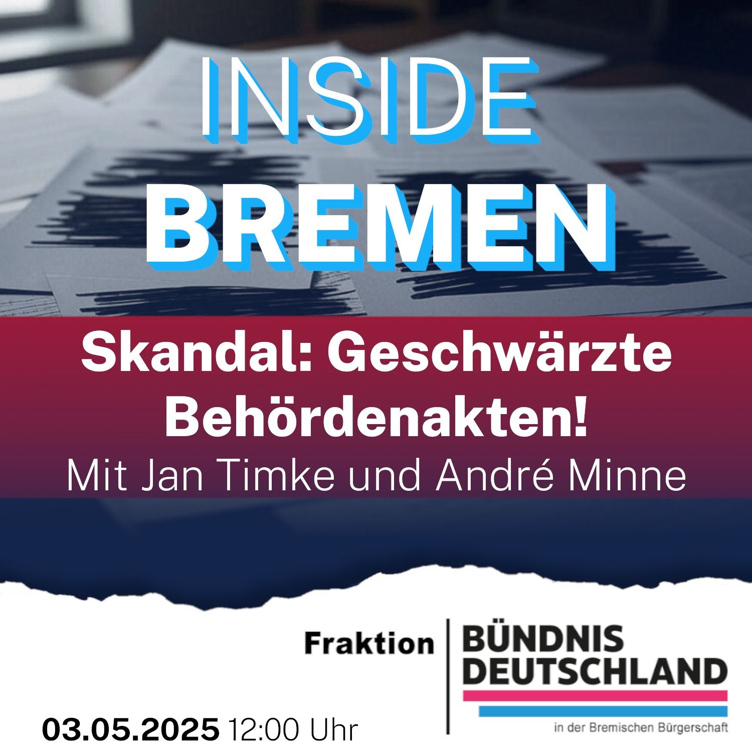 Skandal: Geschwärzte Behördenakten!