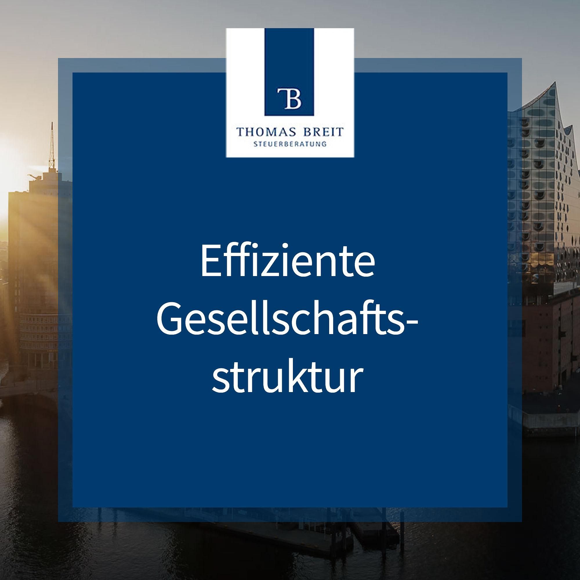 So sparen Sie mit einer effizienten Gesellschaftsstruktur Steuern | Thomas Breit Steuerberatung