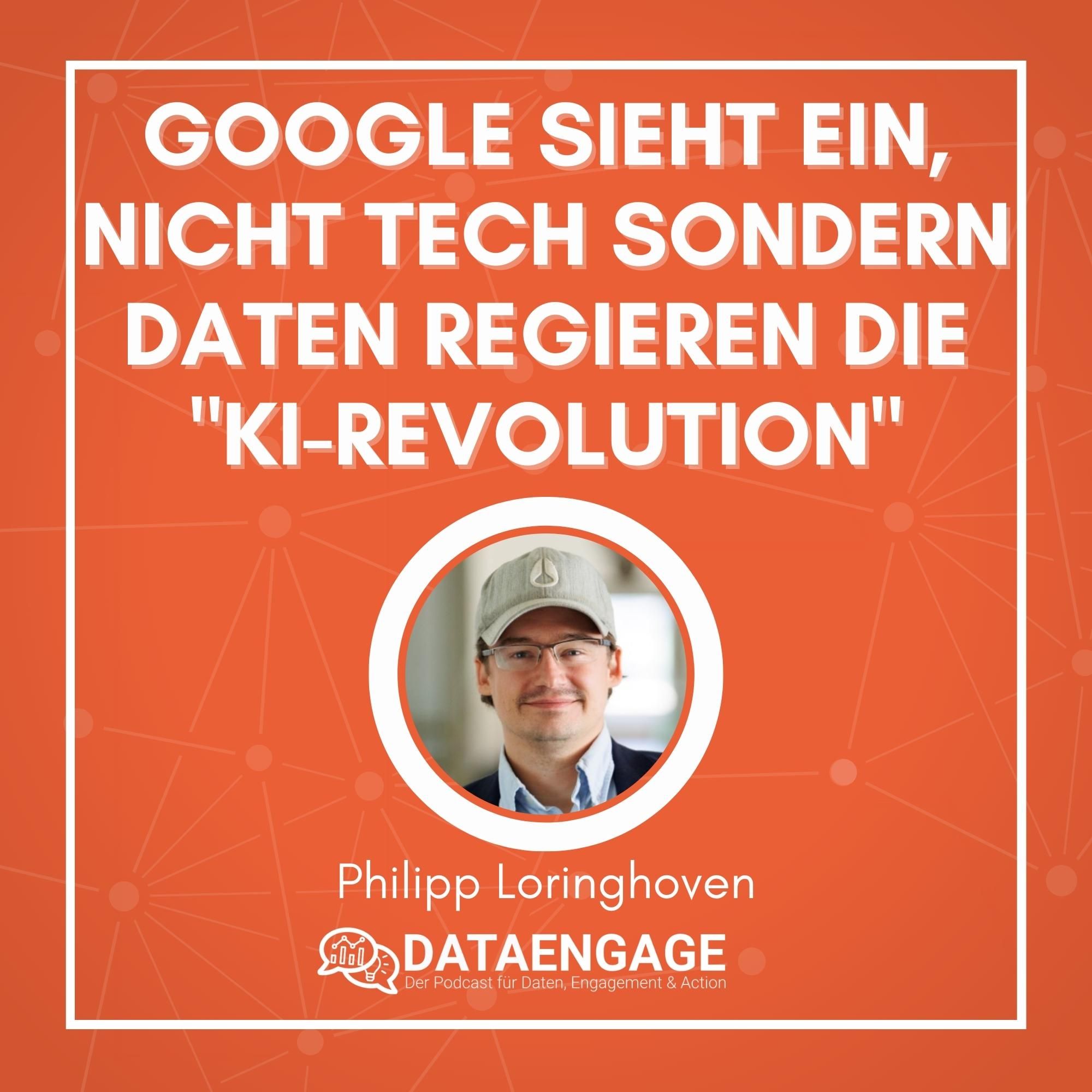 Sogar Google sieht ein, nicht Tech sondern Daten regieren die "KI-Revolution" - monolog von Philipp