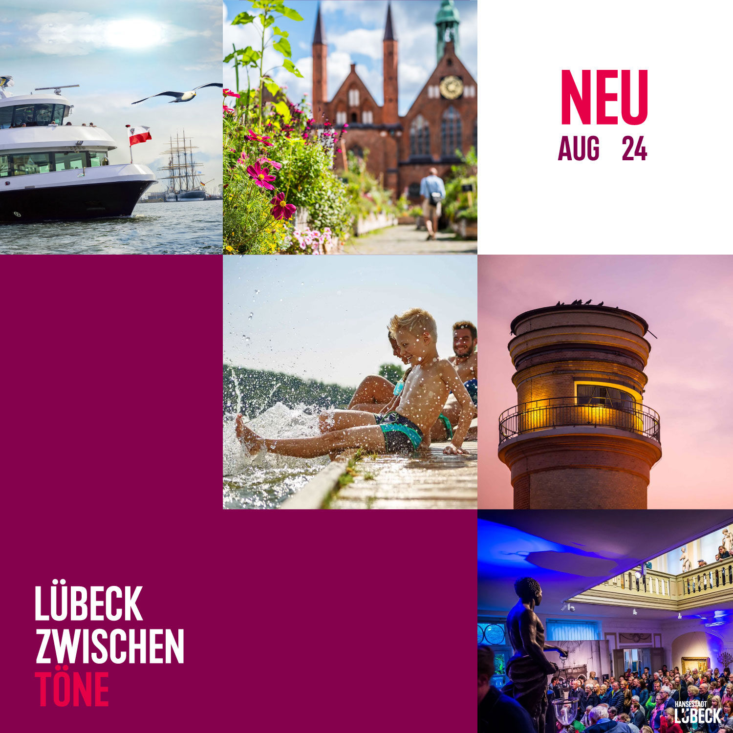 Sommer Symphonie, Schiffe, Leuchtfeuer und Magic Moments in Lübeck im August