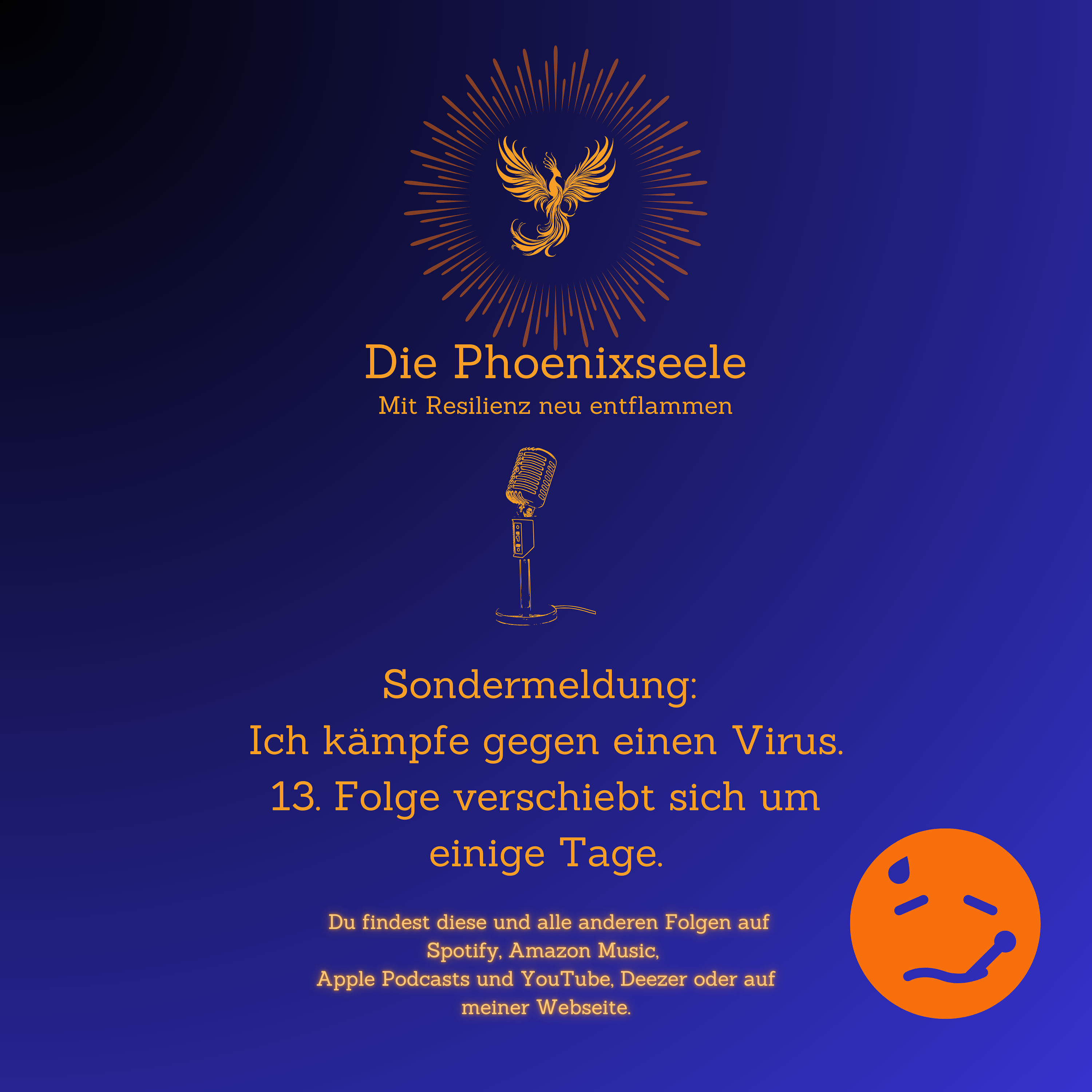 Sondermeldung: Ich kämpfe gegen einen Virus.