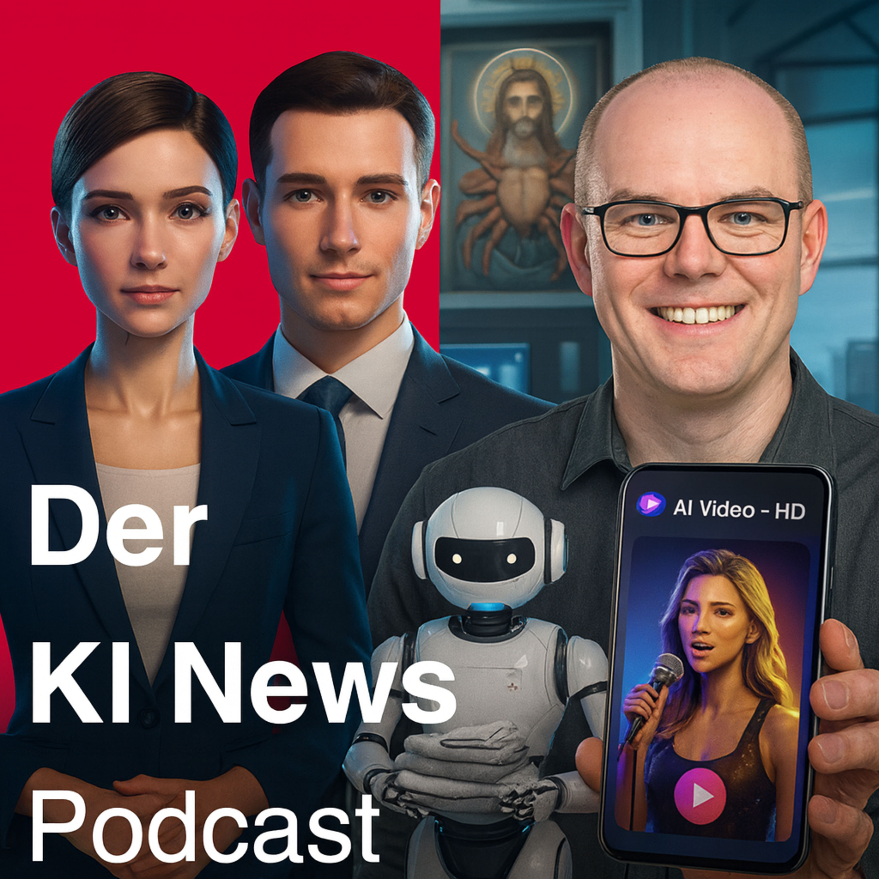 Sora 2 & KI-Video-App | KI-Avatar interviewt Digitalminister | Sam Altman gewinnt Axel Springer Award | ChatGPT Elternkontrolle | Gemini Robotics Updates | Claude Sonnet 4.5 | Spotify gegen KI-Spam
