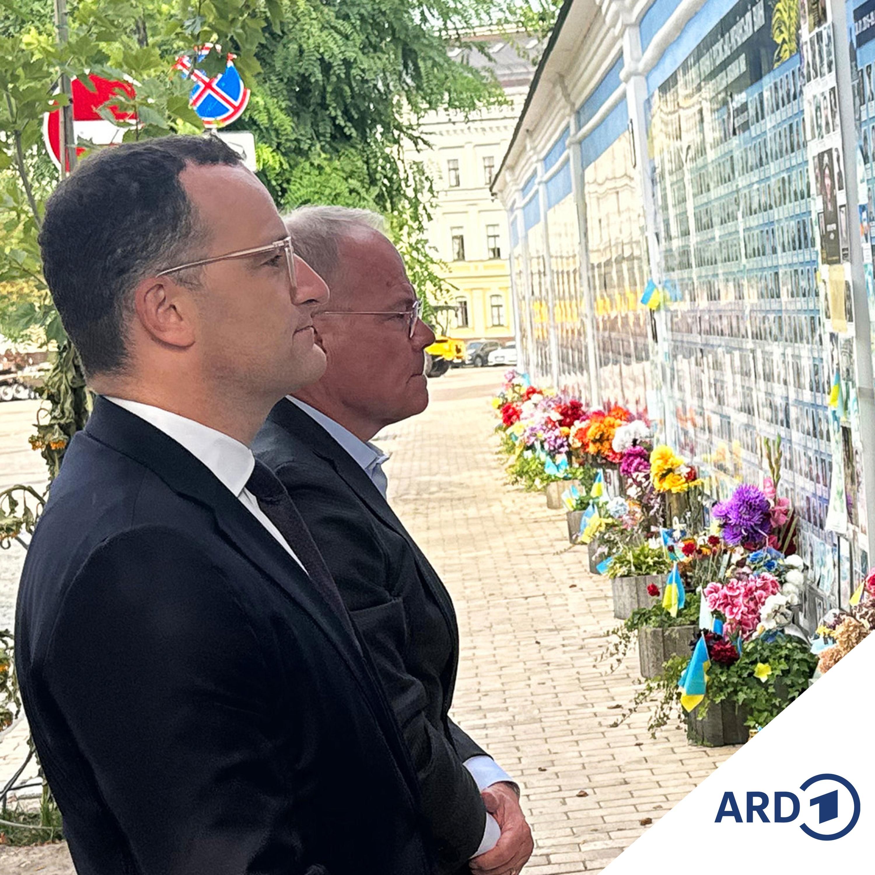 Spahn und Miersch besuchen Ukraine